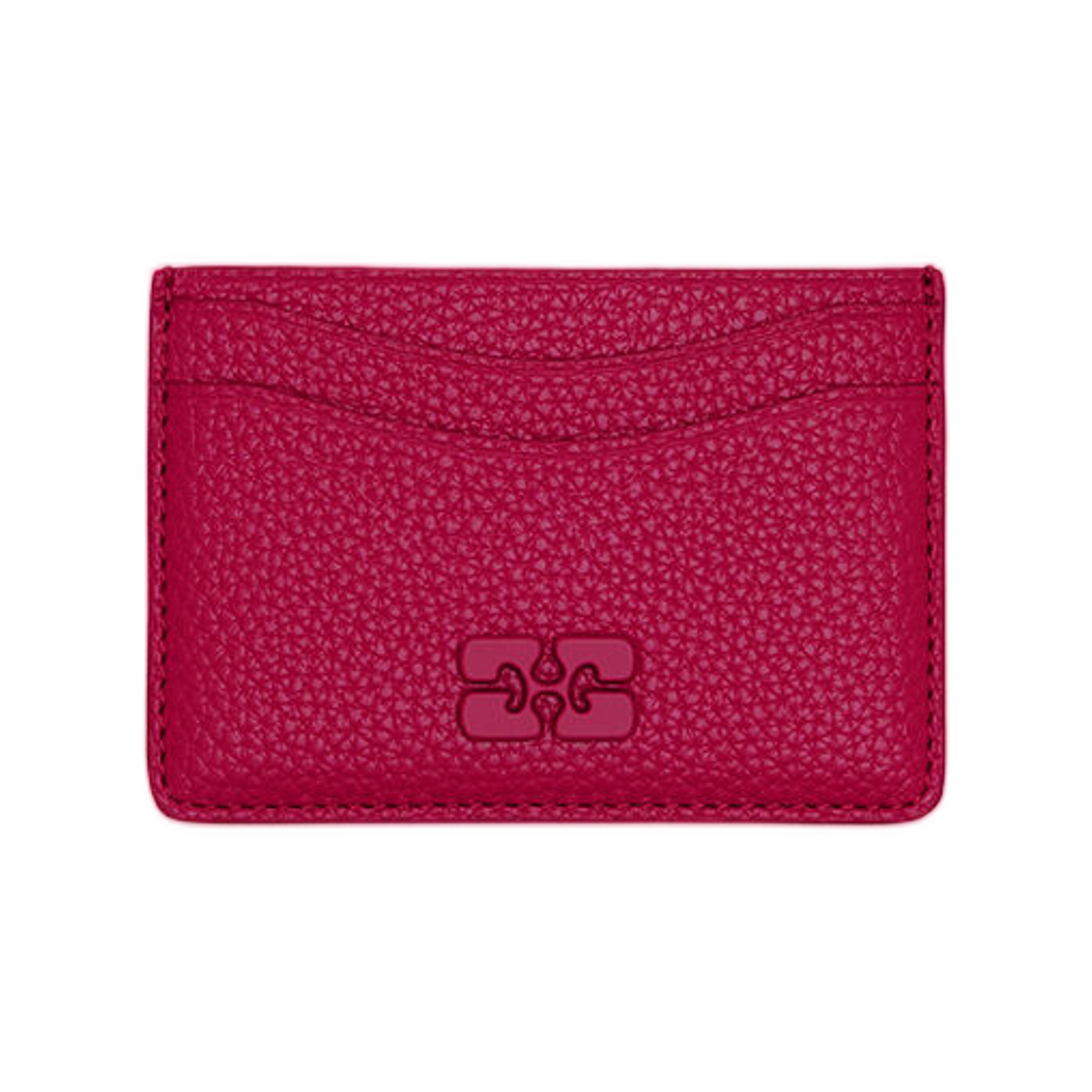가니 보우 카드 홀더 레드 페르시안 레드(Ganni Bou Card Holder in Red Persian Red)