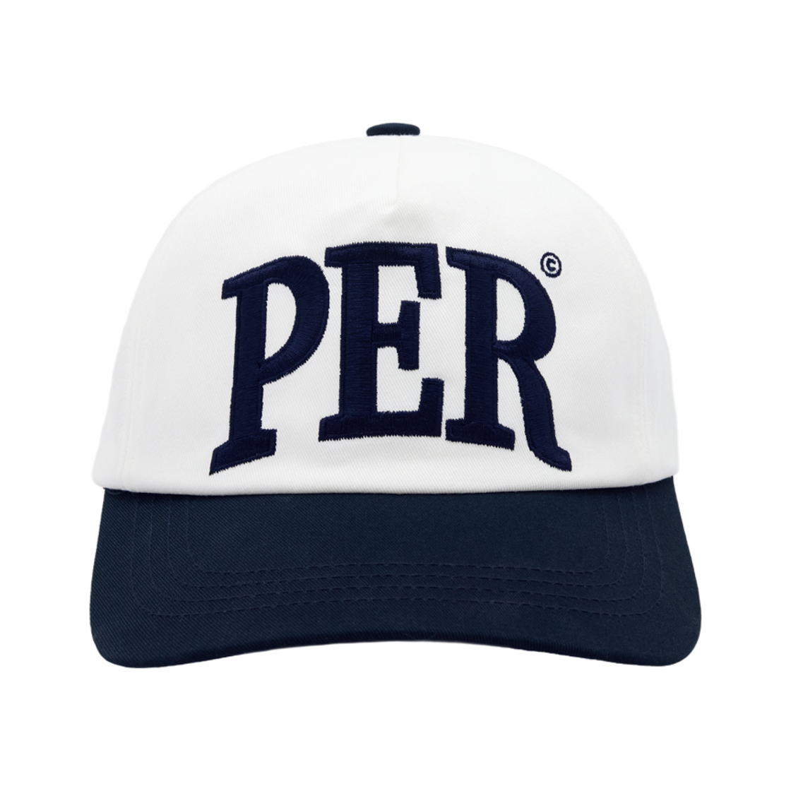 퍼머넌트 아카이브 5-패널 PER 캡 화이트 & 네이비(Permanent Archive 5-Panel PER Cap White & Navy)