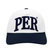 Permanent Archive 5-Panel PER Cap White & Navy