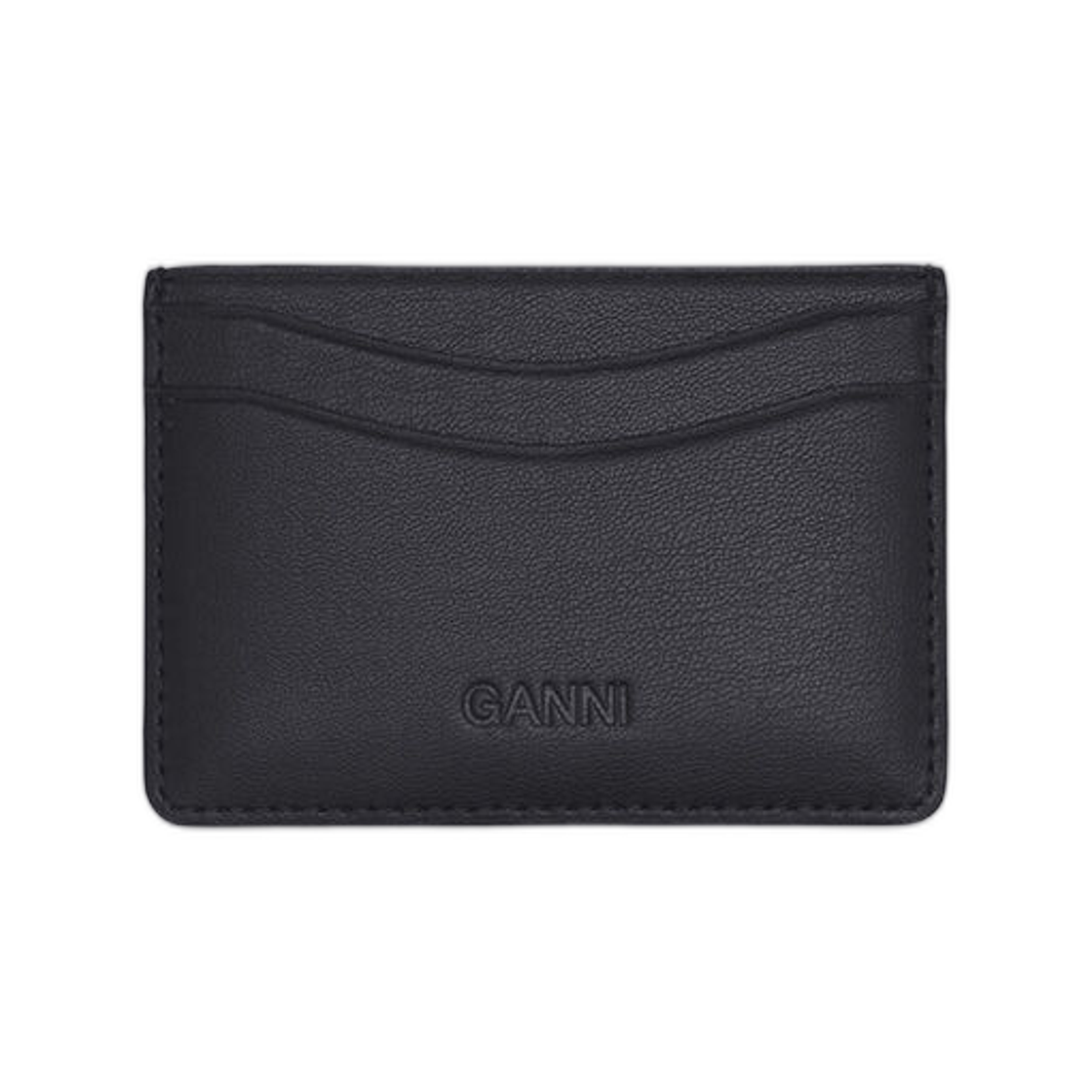 가니 보우 카드 홀더 블랙 블랙(Ganni Bou Card Holder in Black Black) - 3