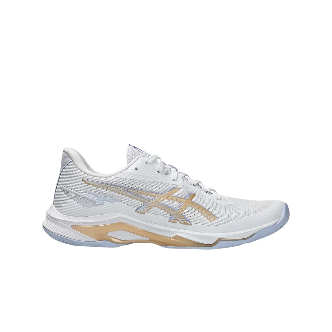 1052A083-102 (W) Asics Netburner Ballistic FF 4 White Champagne
