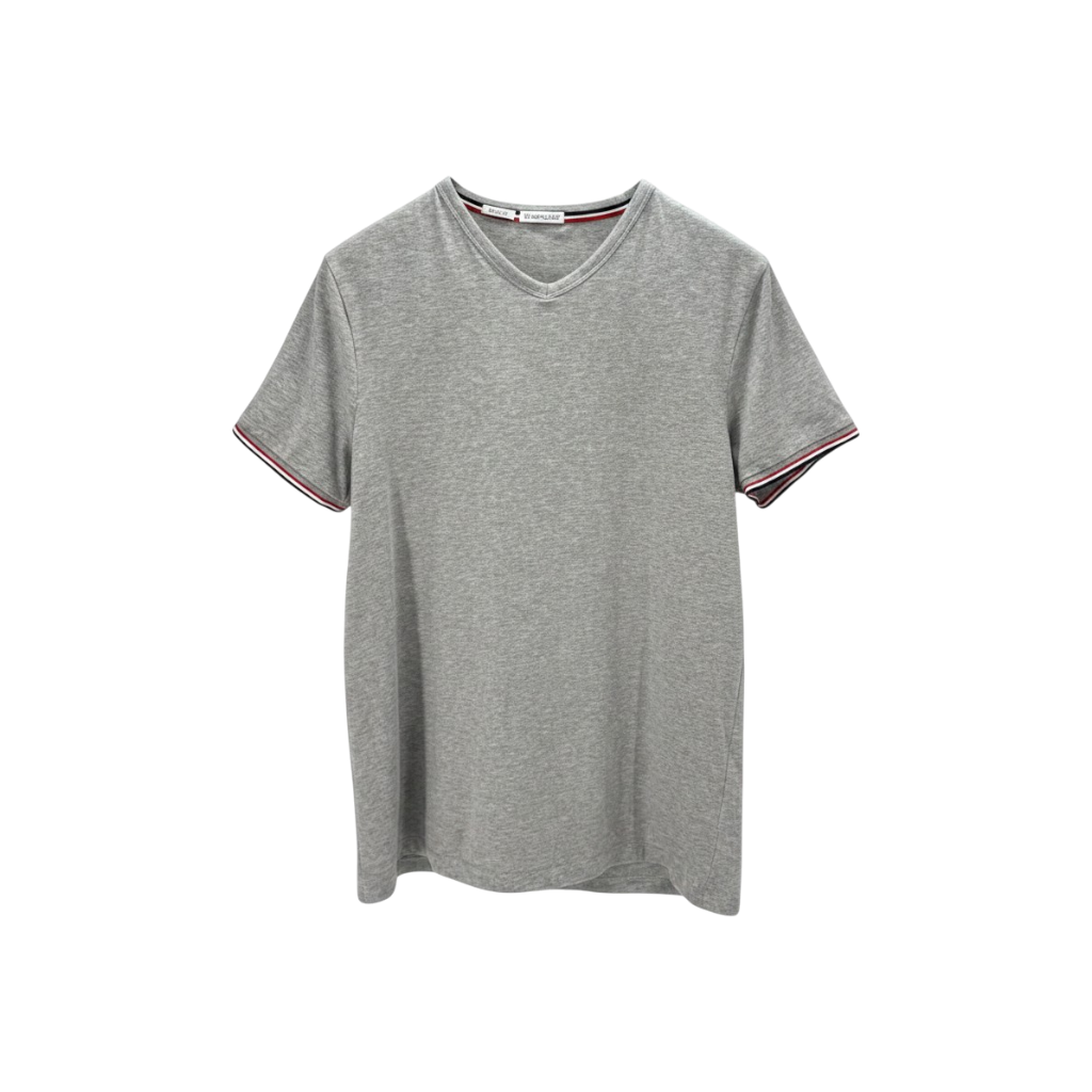 ITGW4MKOAW8O Moncler Short Sleeve V-Neck T-Shirt