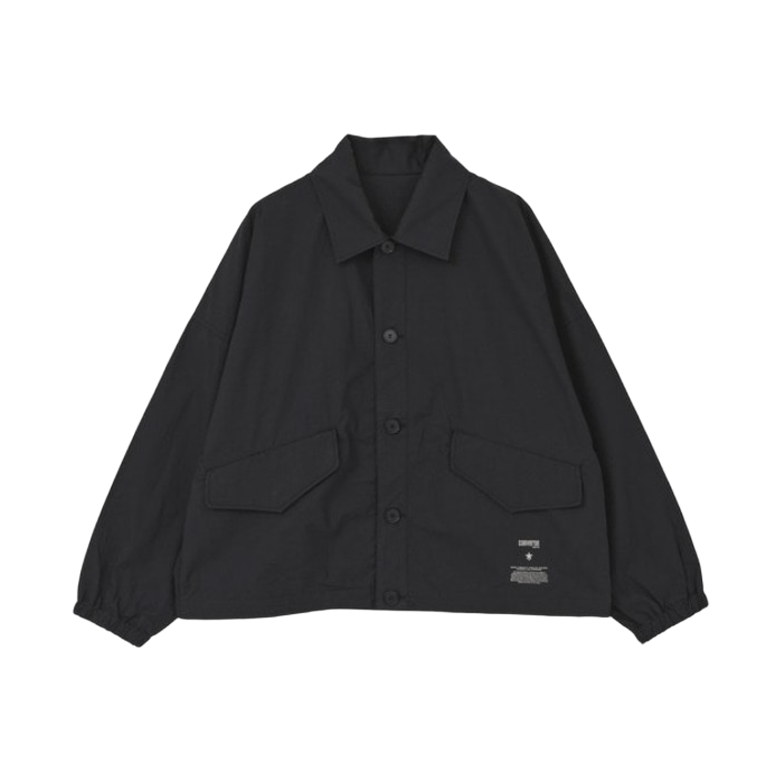 ์ปจ๋ฒ์ค ๋์ฟ ์คํ๋ค ๋ก๊ณ ํ๋ฆฐํธ ์์ผ ๋ธ๋(Converse Tokyo Spindle Logo Print Jacket Black)