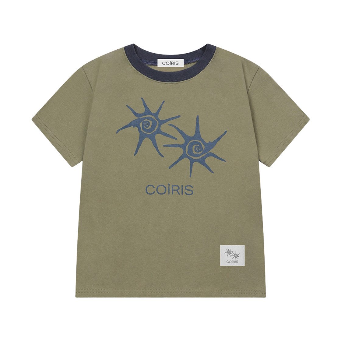 C-P00000DZ Coiris Soluna Half T Unisex Khaki