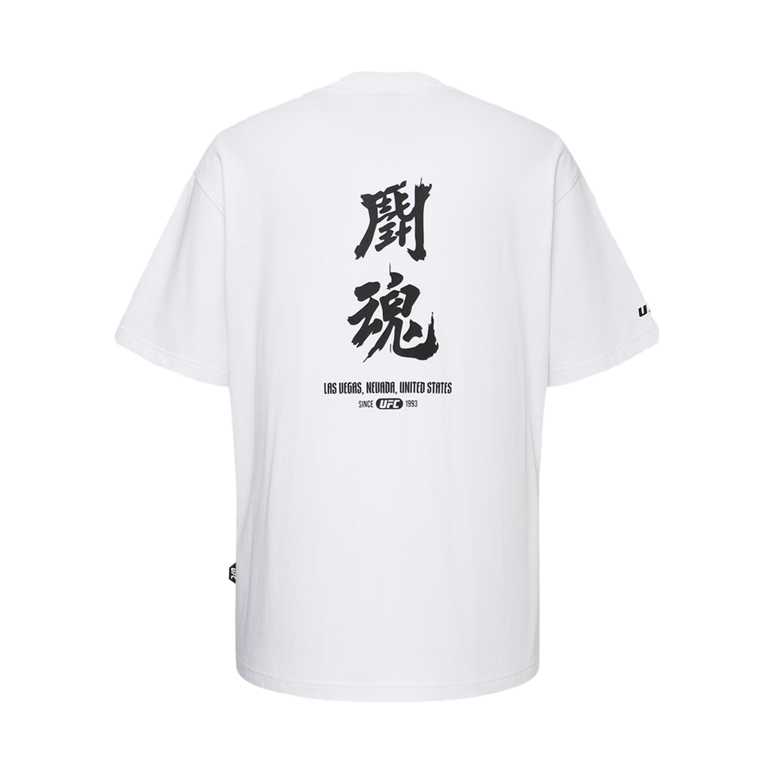 [KREAM 단독] 유에프씨 스포츠 투혼 릴렉스핏 반팔 티셔츠 화이트([KREAM 단독] UFC SPORT FIGHTING SPIRIT Relaxed Fit Ss White)
