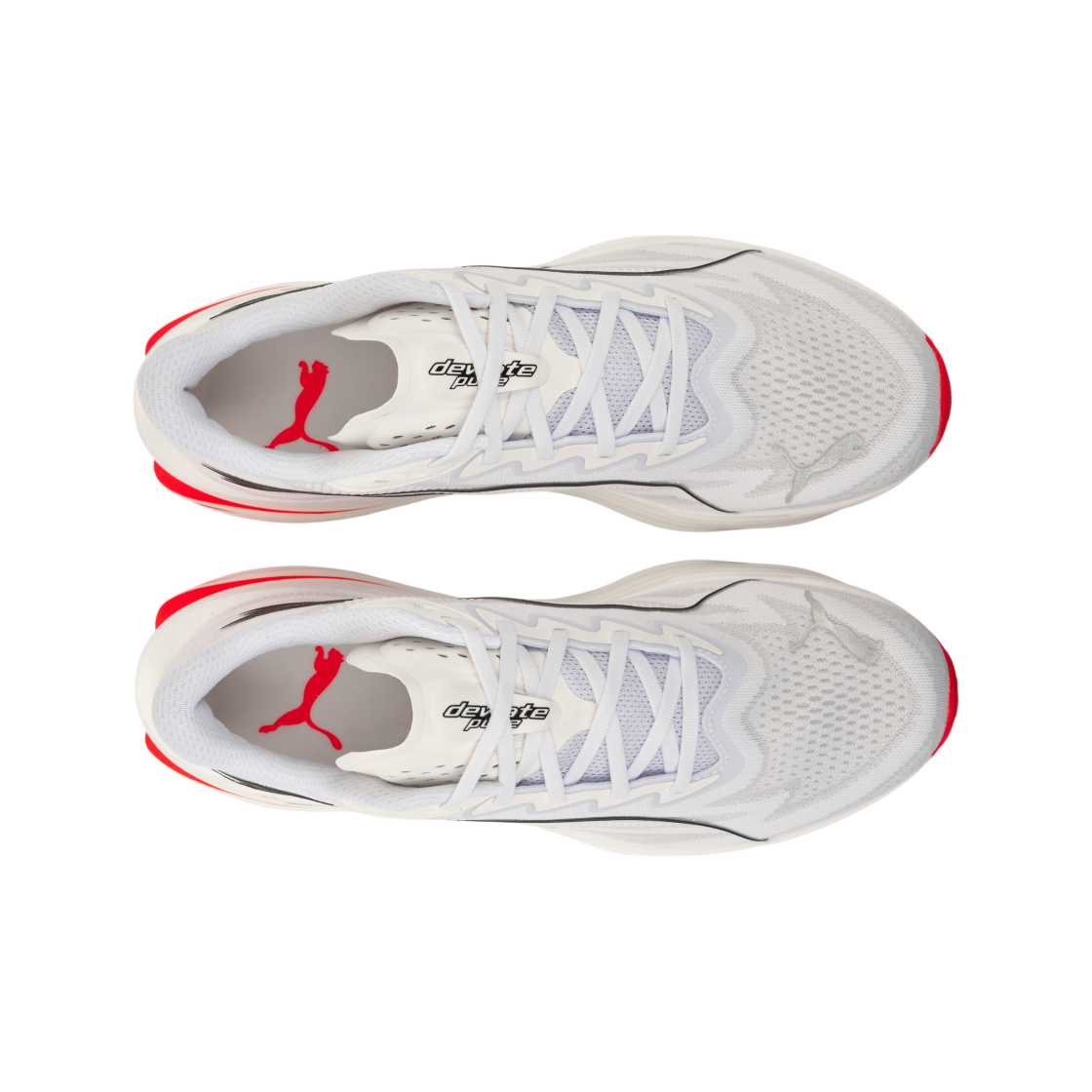 푸마 디비에이트 퓨어 나이트로 푸마 화이트 울트라 레드(Puma Deviate Pure Nitro Puma White Ultra Red) - 5