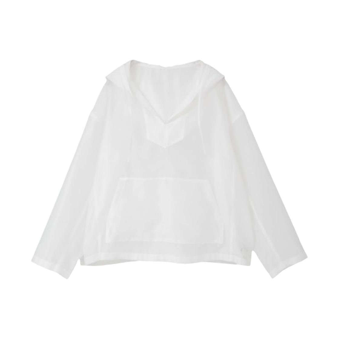 A2861FB503 Converse Tokyo Sheer Mexican Hoodie White