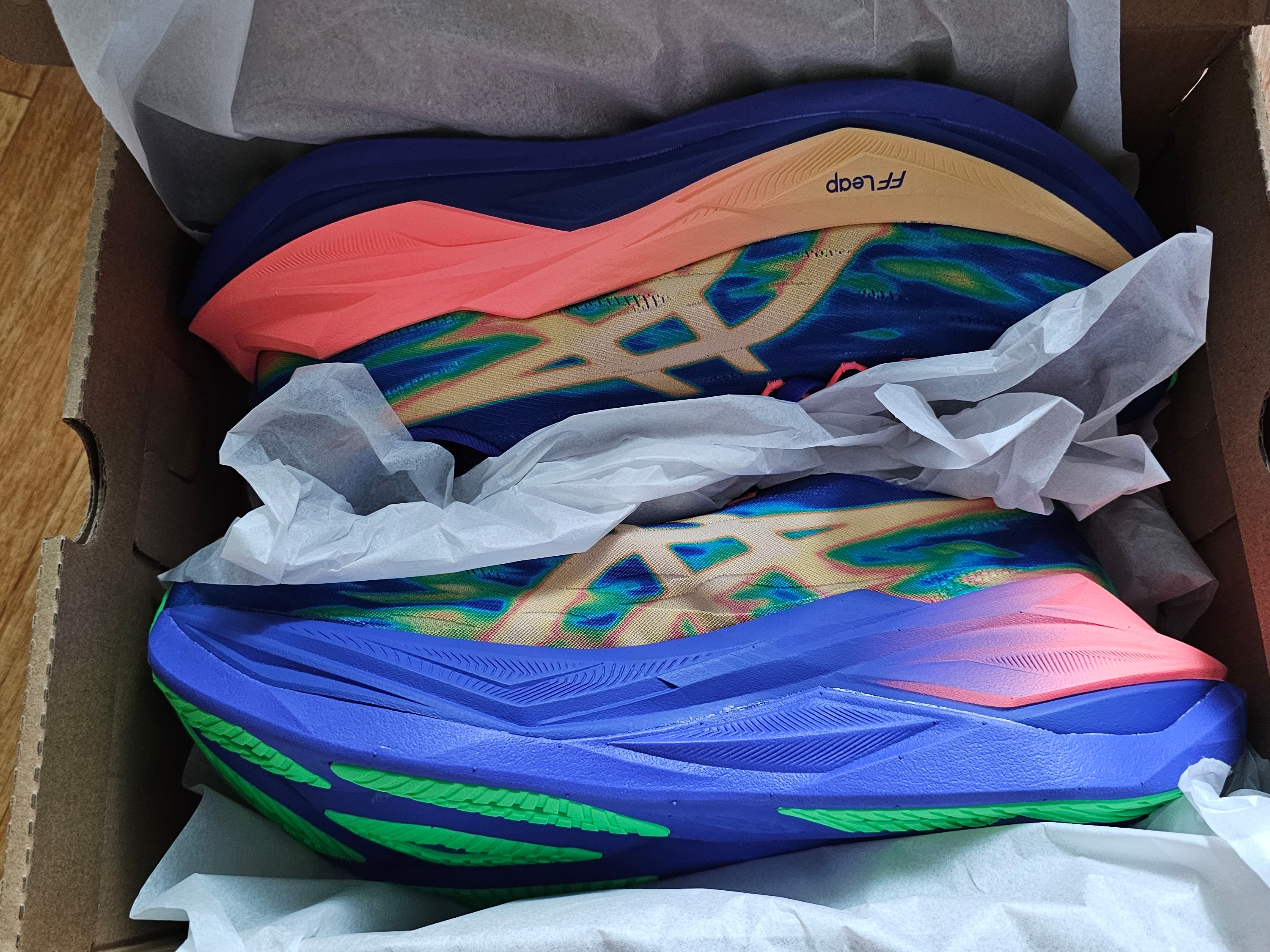 Asics Superblast 3 Cobalt Burst Light Orange 착용 스타일 - 1