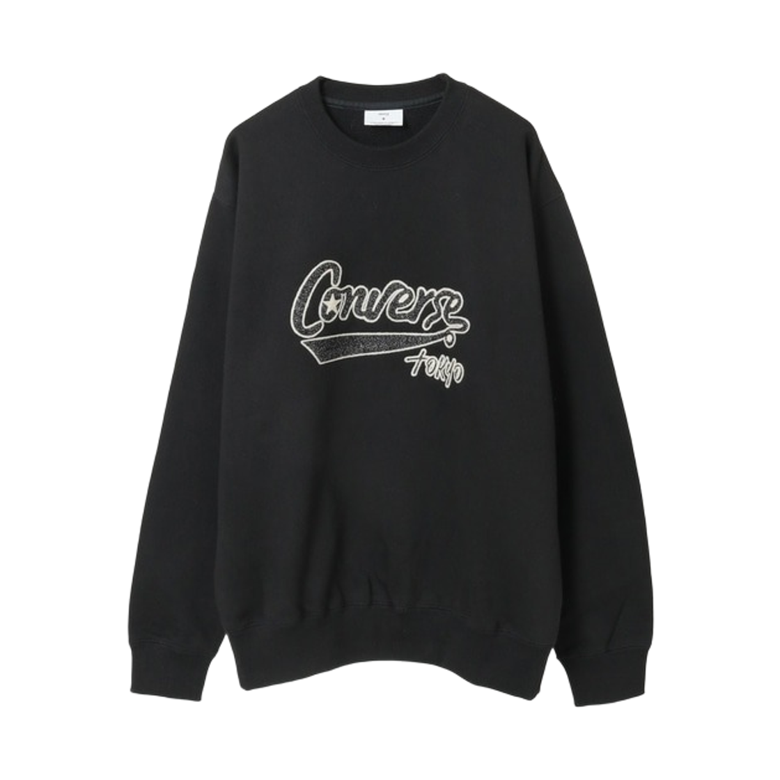 A2861UTS157 Converse Tokyo Glitter Logo Sweat Black