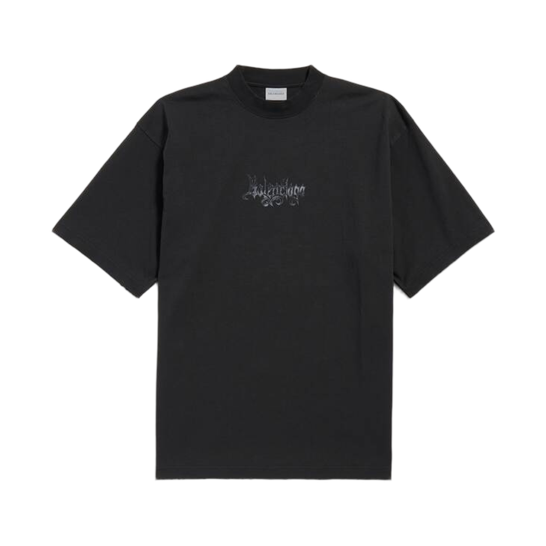 764235TUVT21000 Balenciaga Sketchy Medium Fit T-Shirt Black