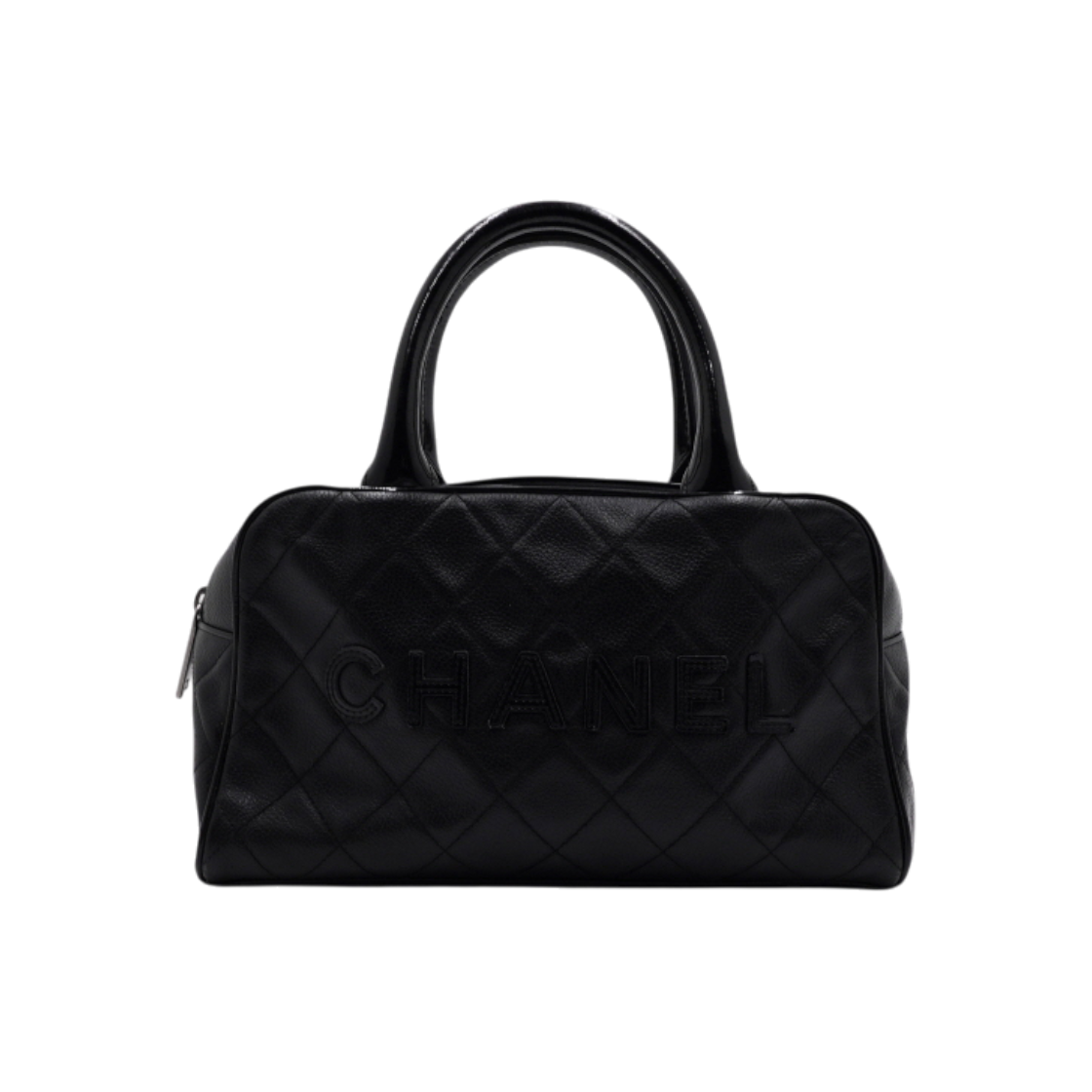 샤넬 블랙 캐비어 이니셜로고 여성 토트백aa64718(Chanel Black Caviar Initial Logo Tote Bag) - 1