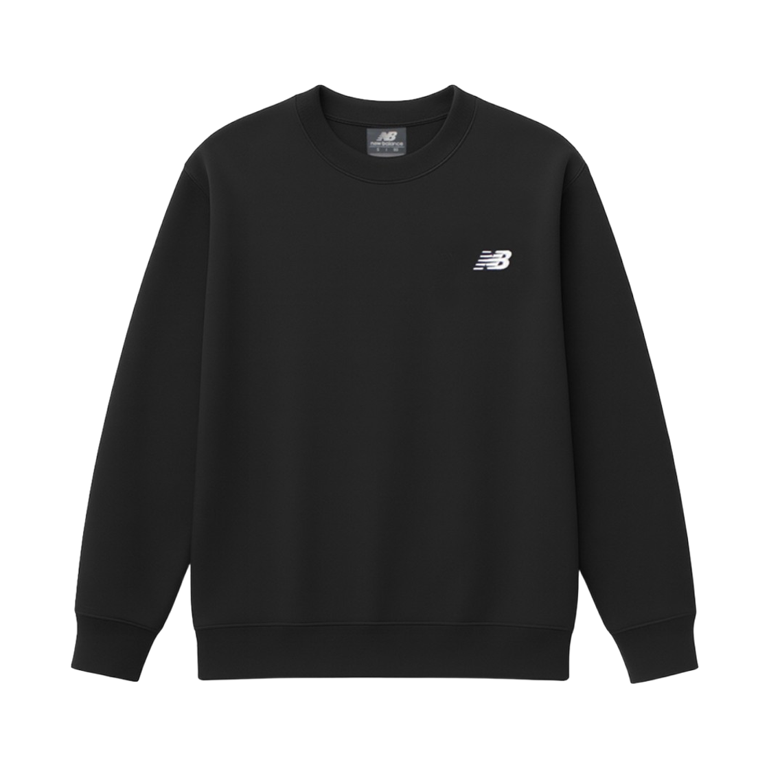 NBNCE41113-19 New Balance Essential Classic Fleece Sweatshirt Black
