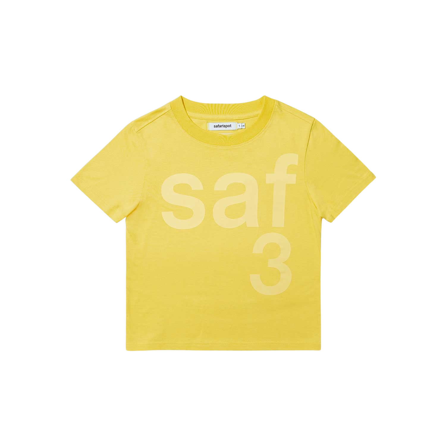 사파리스팟 x 허니스쿱하우스 1/2 베이직 사파리 티셔츠 허니(Safarispot x Honey Scoop House 1/2 Basic Safari T-Shirts Honey)