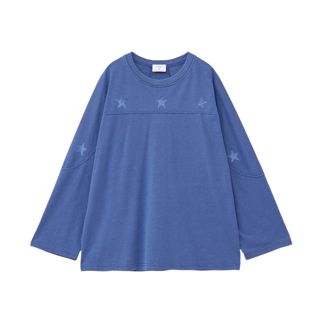 A2843UTS250 Converse Tokyo Pigment Dye Football T-Shirt Blue