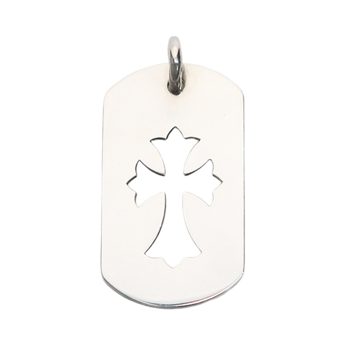 한스룸 크롬하츠 컷아웃크로스 도그택 라지(Hansroom Chrome Hearts CutOut Cross Dogtag LRG)