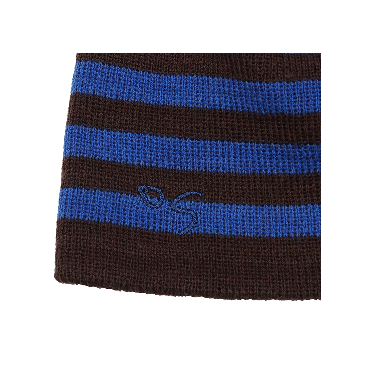 아웃도어서비스 스트라이프 비니 - 블루/브라운(OS Striped Beanie - Blue/Brown) - 3