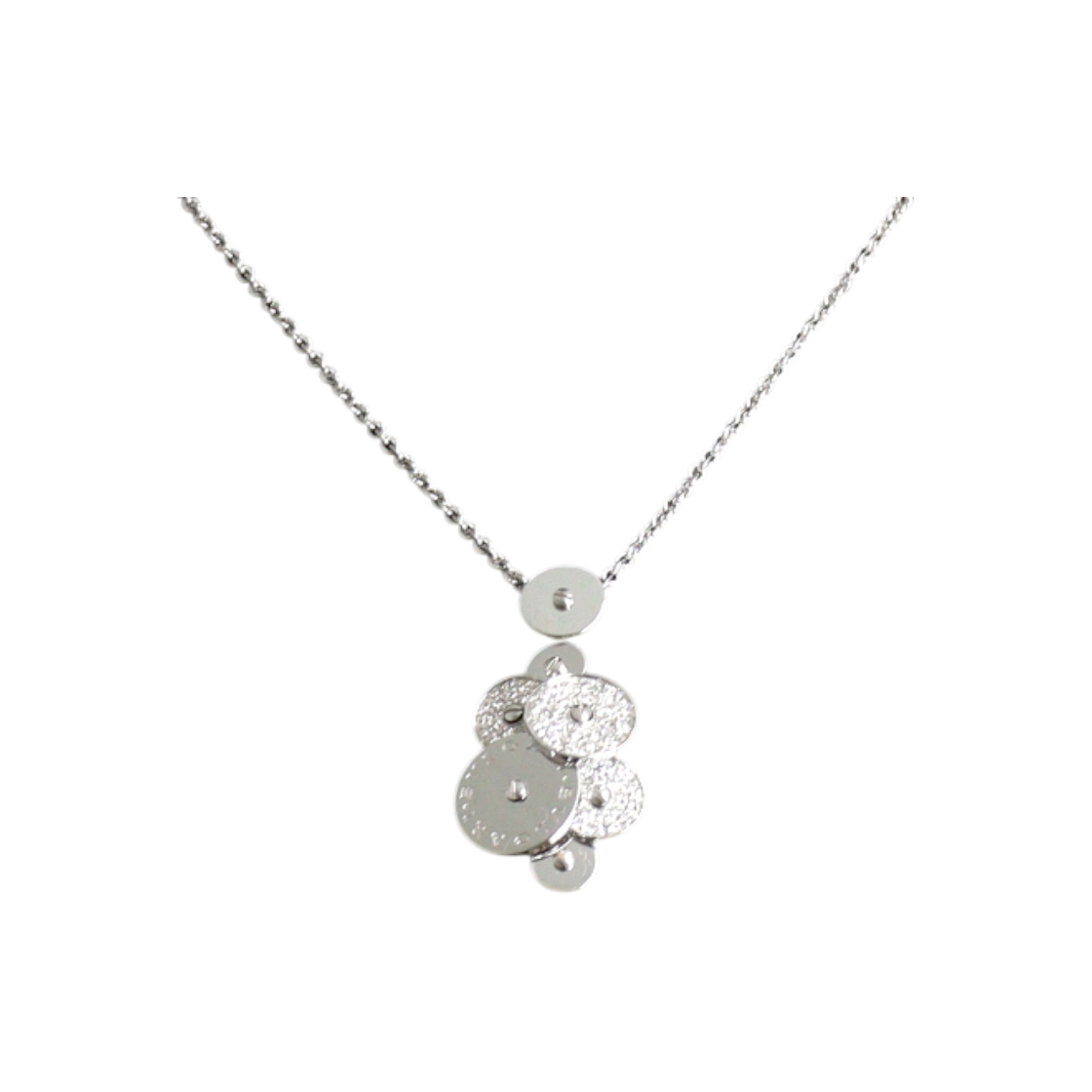 ITQ3KLT793WH Bulgari Cicladi 18k White Gold Diamond Necklace