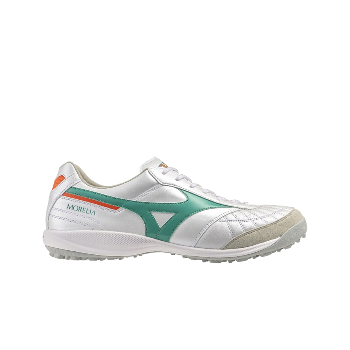 미즈노 모렐리아 살라 재팬 TF 슈퍼 화이트 펄 그린(Mizuno Morelia Sala Japan TF Super White Pearl Green)