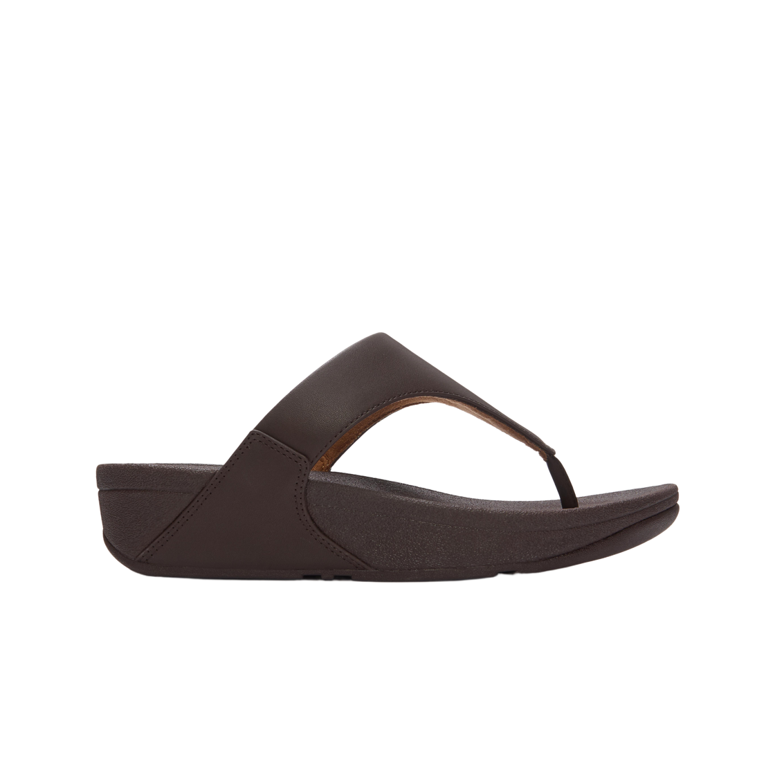 (W) 핏플랍 젠-FF 버클 레더 토 포스트 샌들 블랙((W) FITFLOP Gen-FF Buckle Leather Toe-Post Sandals Black) - 1