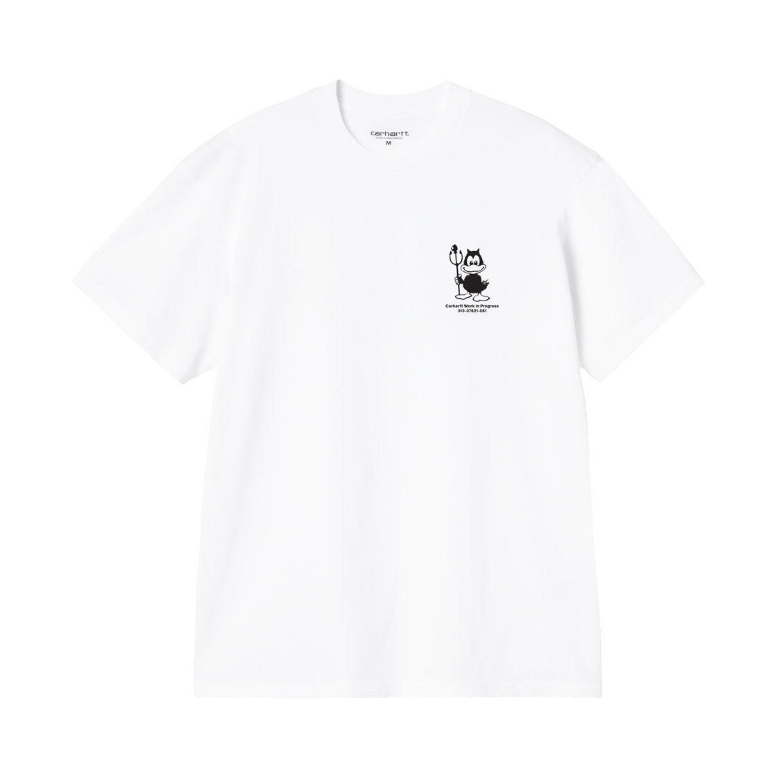 I036888-02-XX Carhartt WIP S/S Bumper Car T-Shirt White