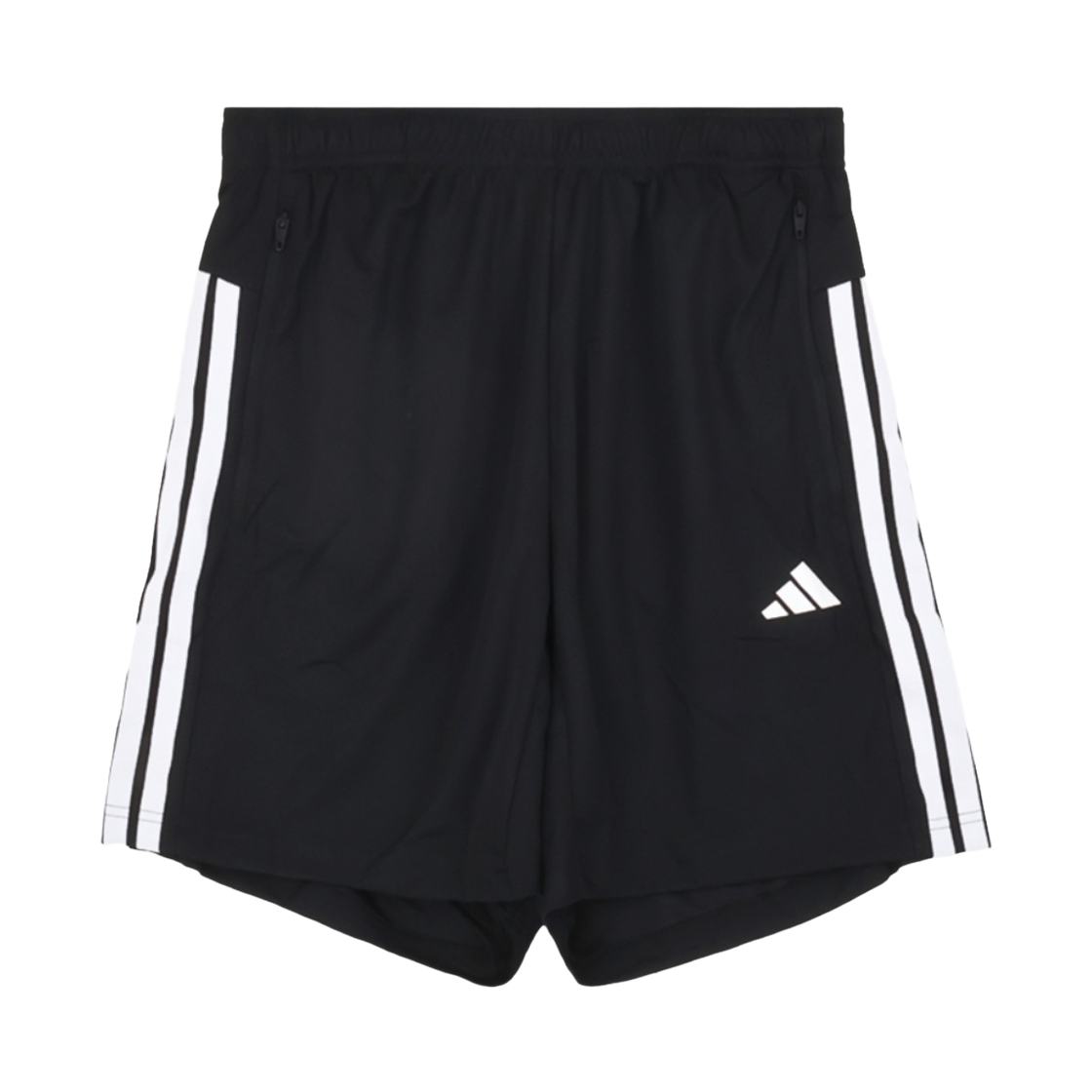 KA3461 Adidas Workout Essentials Base 3-Stripes Pique Shorts 7 Inch Black White - KR Sizing
