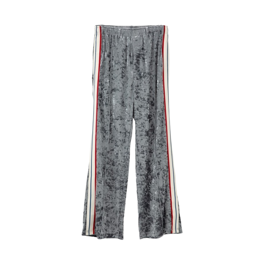 컨버스 도쿄 사이드 라인 크래쉬드 벨로어 트랙 팬츠 그레이(Converse Tokyo Side Line Crashed Velor Track Pants Gray)