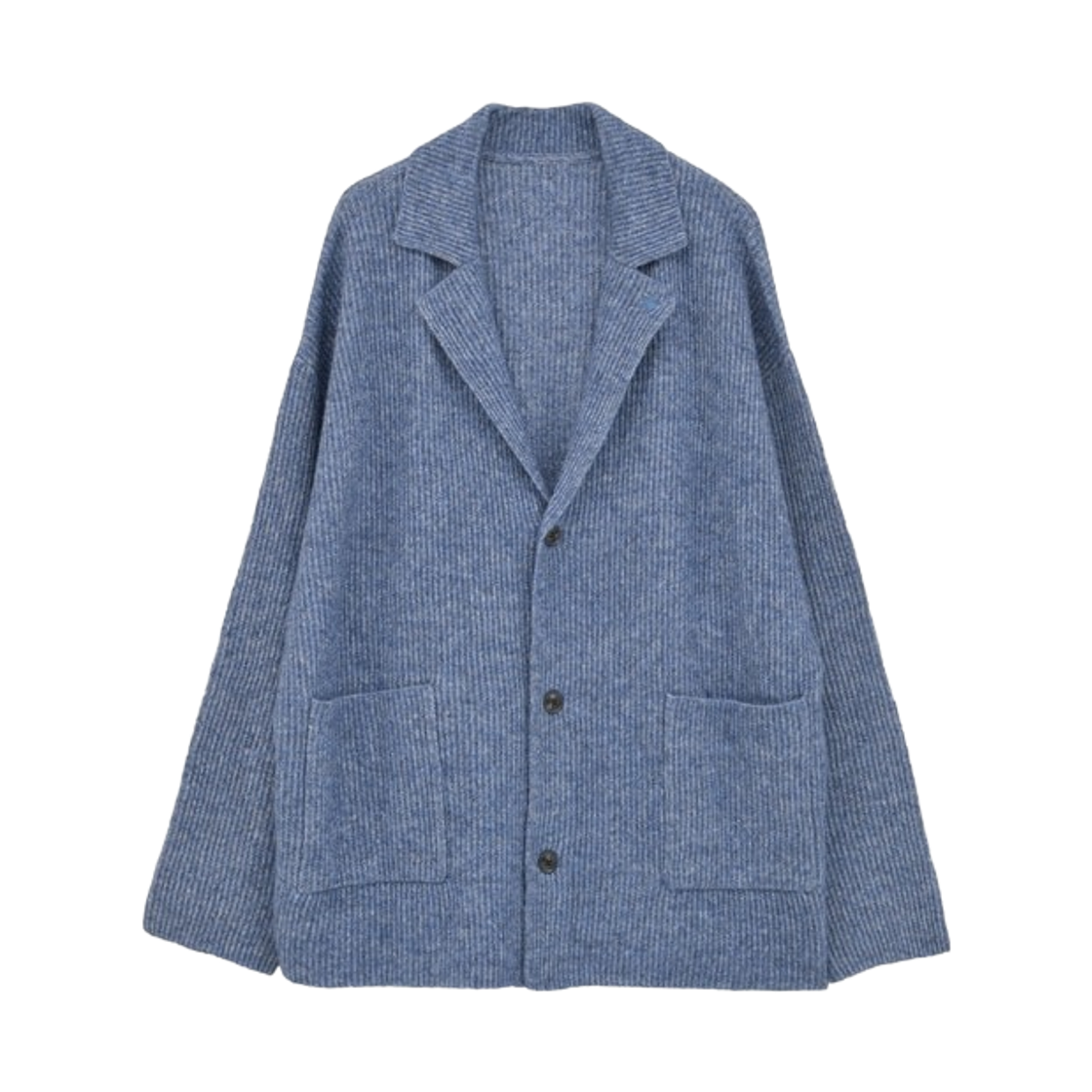 A2861KCD212 Converse Tokyo Tailored Knit Cardigan Jacket Saxophone Blue