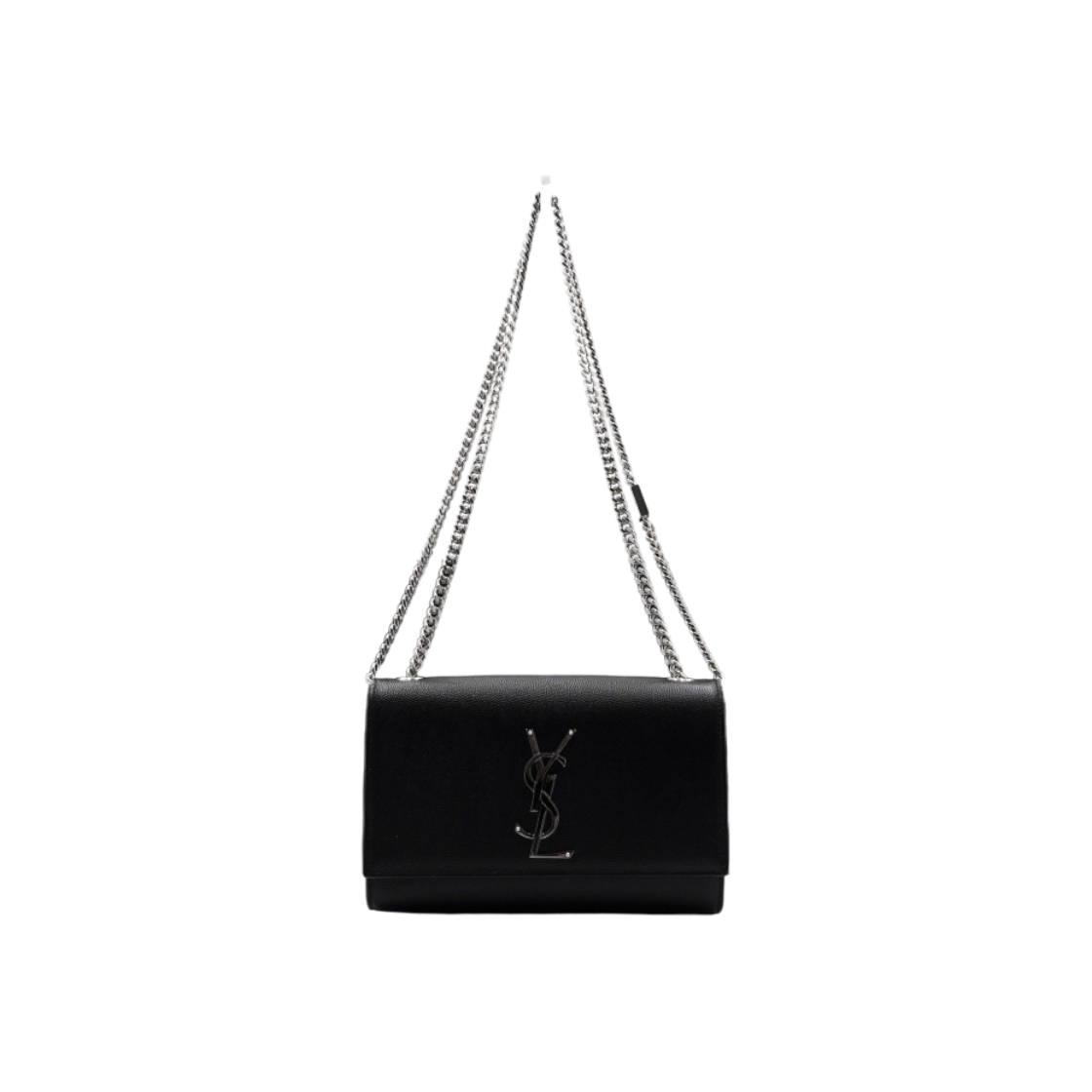 ITCPVFNMBR72 Saint Laurent Classic Kate Small Monogram Silver Chain Shoulder & Crossbody Bag