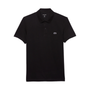 Lacoste Basic Ottoman Short Sleeve Polo Shirt Black