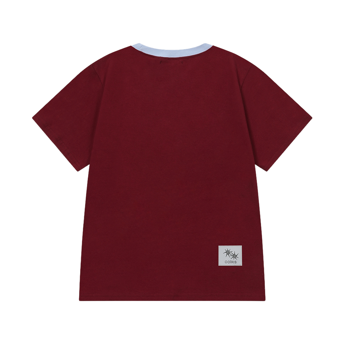 코이리스 솔루나 배색 반팔 티 남녀공용 버건디(Coiris Soluna Half T Unisex Burgundy) - 2