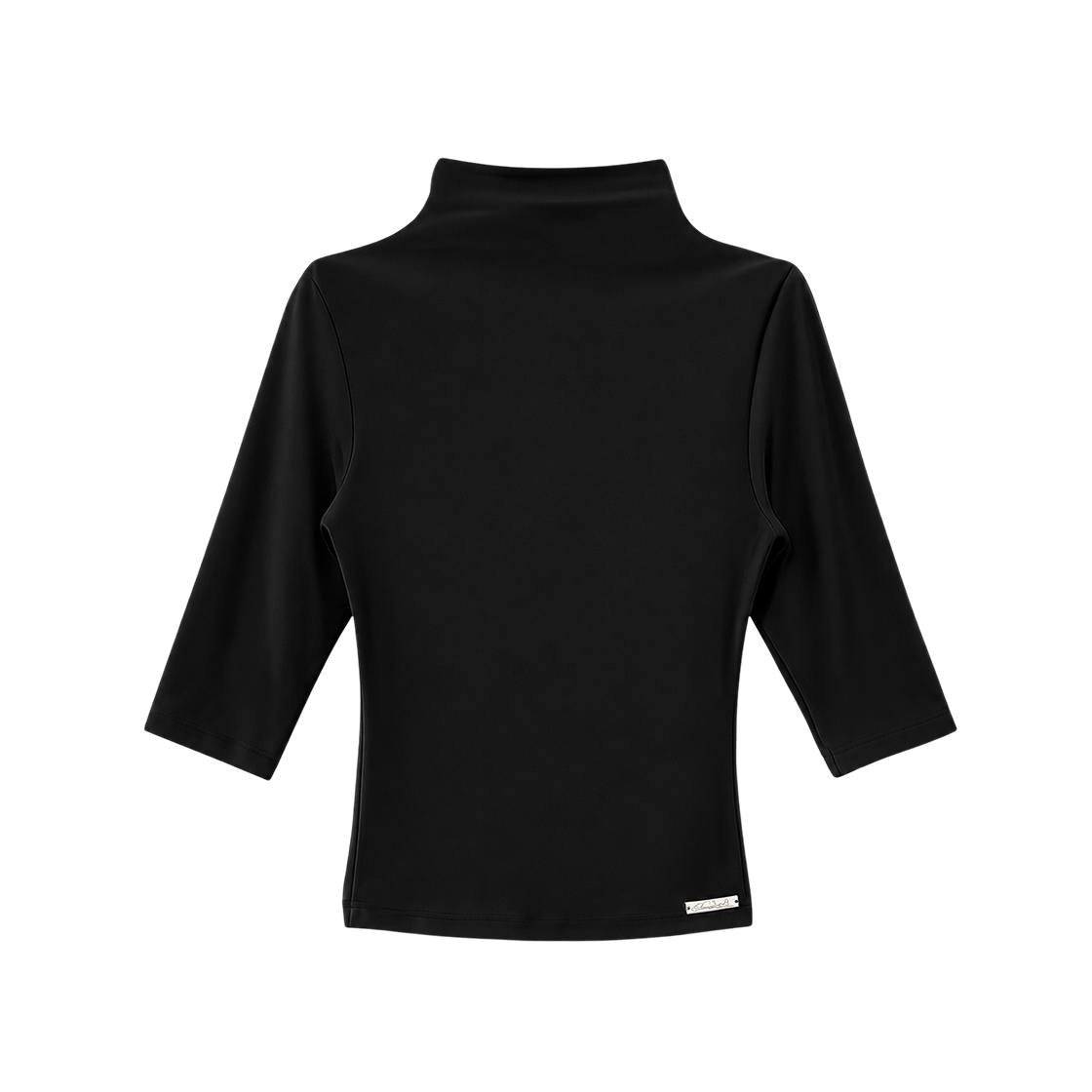 본네 에센셜 모크넥 탑 블랙(Bonnae essential mock neck top Black)