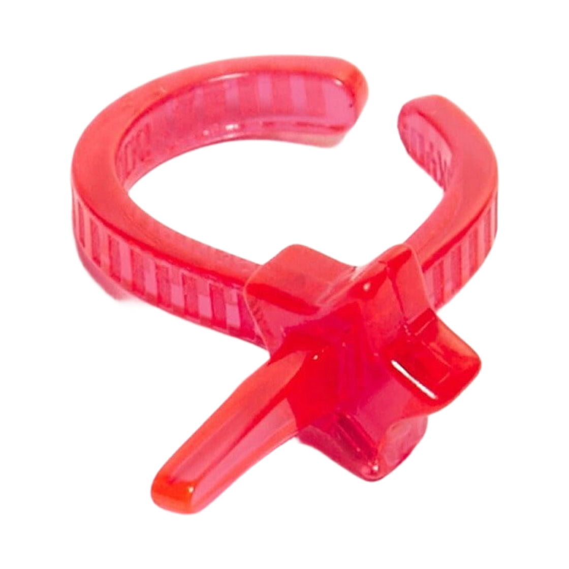 컨버스 도쿄 x 애니메 봇치 더 록 x 지스 케이블 타이 스타 이어 커프 레드(Converse Tokyo x Anime Bocchi the Rock x JISS Cable Tie Star Ear Cuff Red)