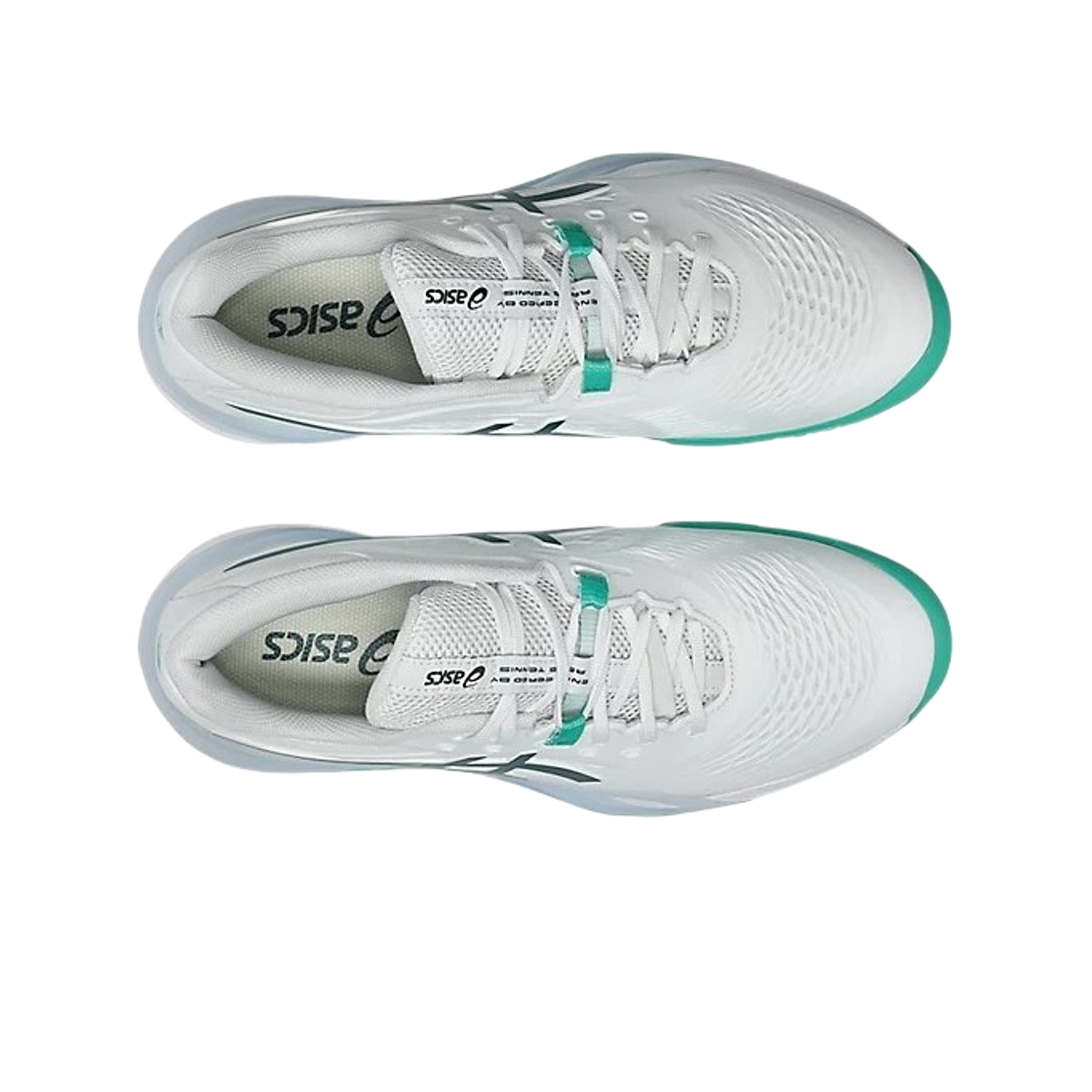 아식스 젤 레졸루션 X OC 화이트 다크 넵튠 - D 스탠다드(Asics Gel-Resolution X OC White Dark Neptune - D Standard) - 2