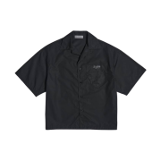 Balenciaga Sketchy Bowling Short Sleeve Shirt Black