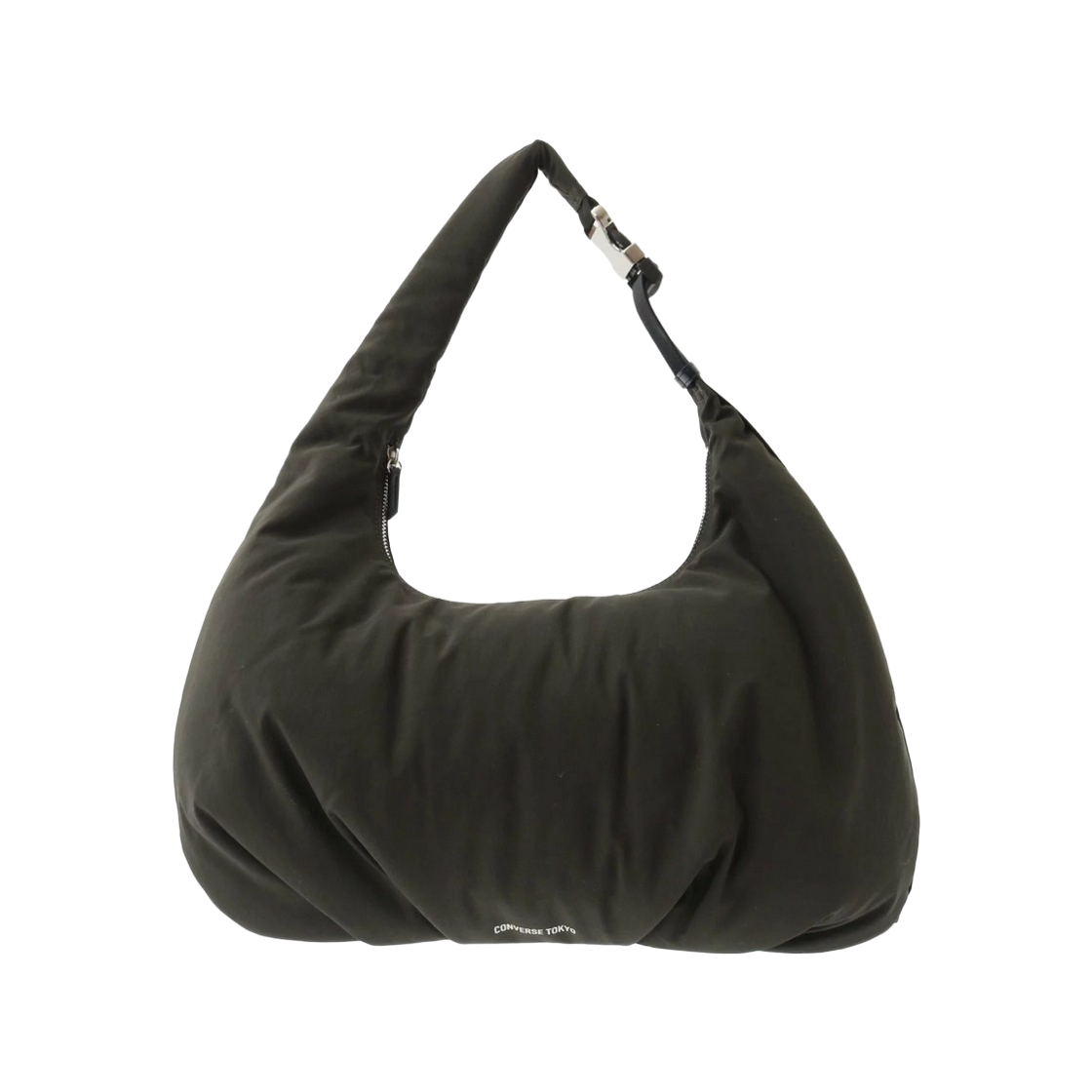 컨버스 도쿄 나일론 개더 문 숄더백 카키(Converse Tokyo Nylon Gather Moon Shoulder Bag Khaki) - 1