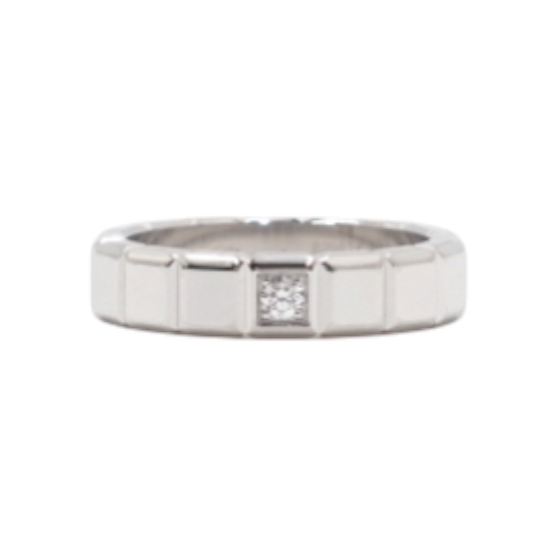 쇼파드 829834 18K 화이트골드 0.03캐럿 1P다이아 아이스큐브 M 미디엄 반지-6호aa62071(Chopard 829834 18K White Gold 0.03 Carat Diamond Ice Cube Medium Ring)