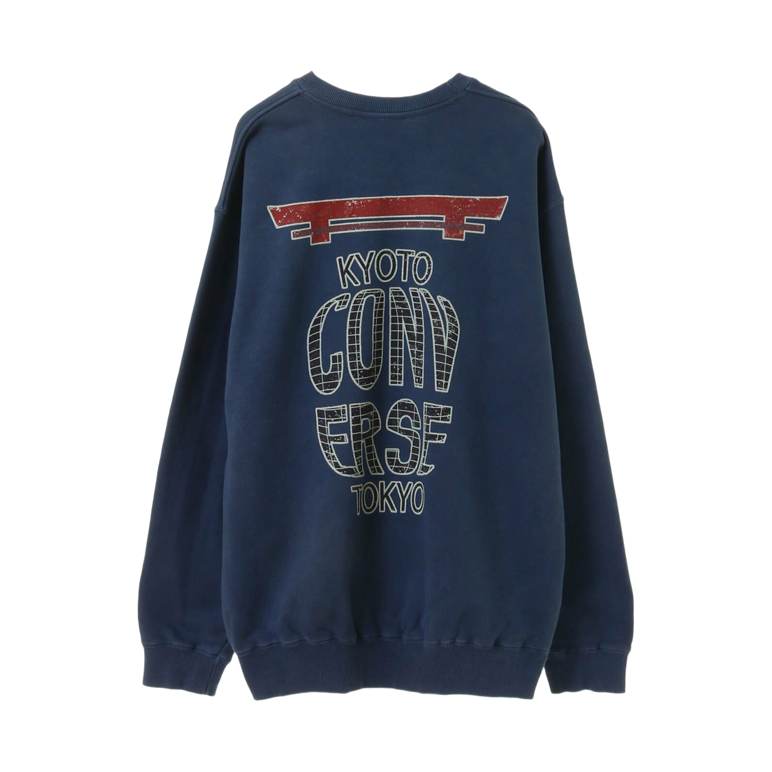 A2843UTS460 Converse Tokyo Logo Design Sweat Blue
