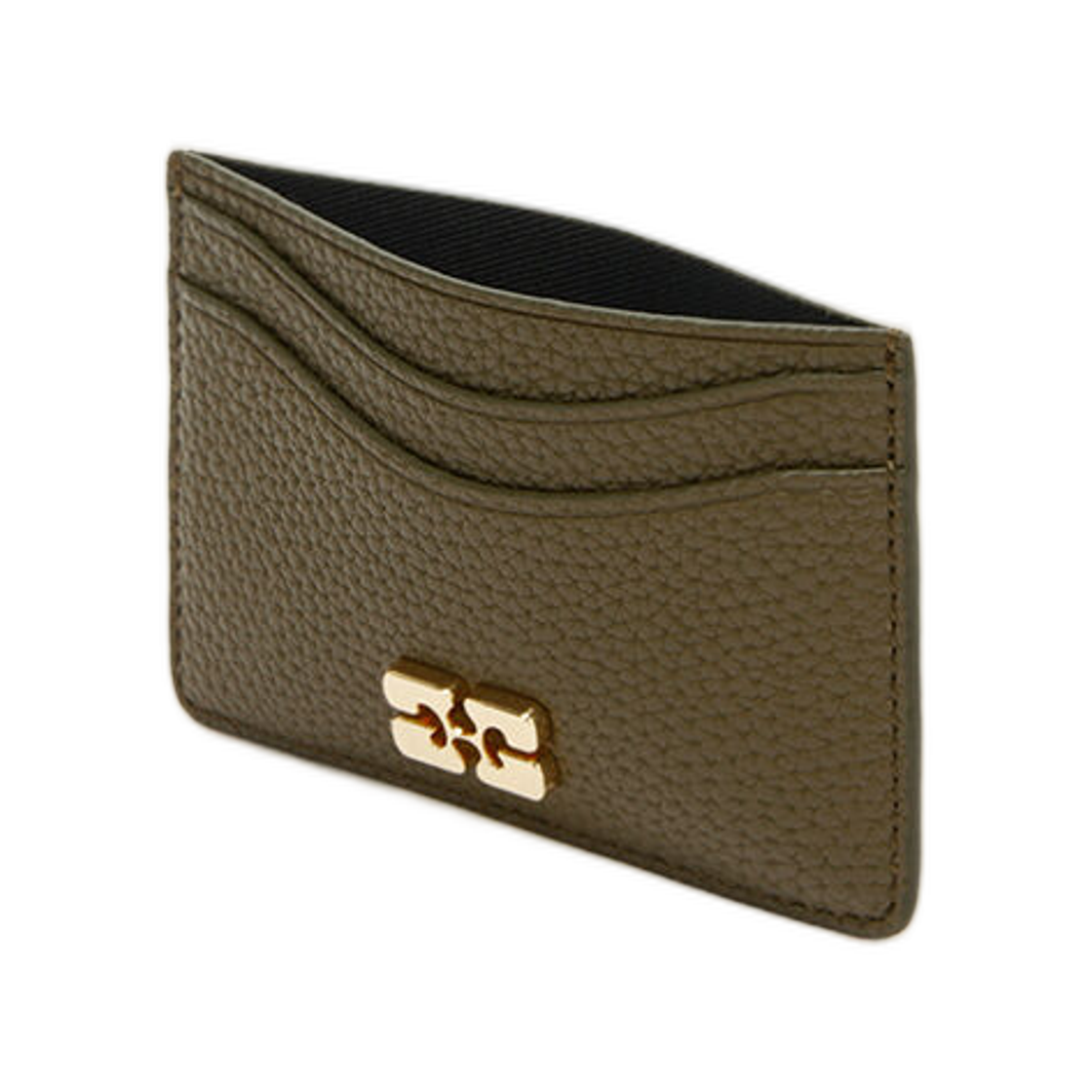 가니 보우 카드 홀더 그린 밀리터리 올리브(Ganni Bou Card Holder in Green Military Olive) - 2