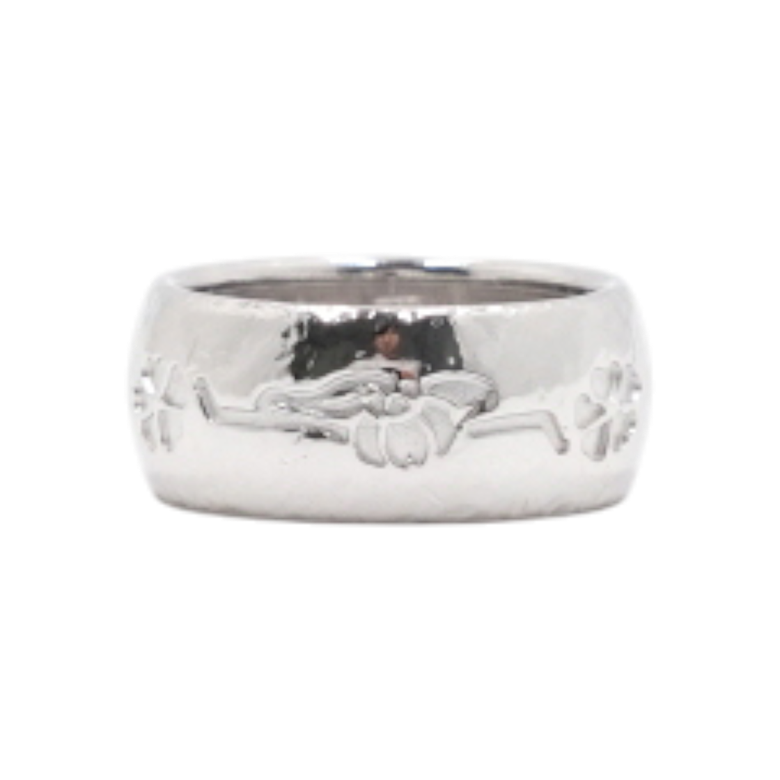 ITMCK354OW7W Bulgari Logo Save the Children 7.7mm Silver Ring