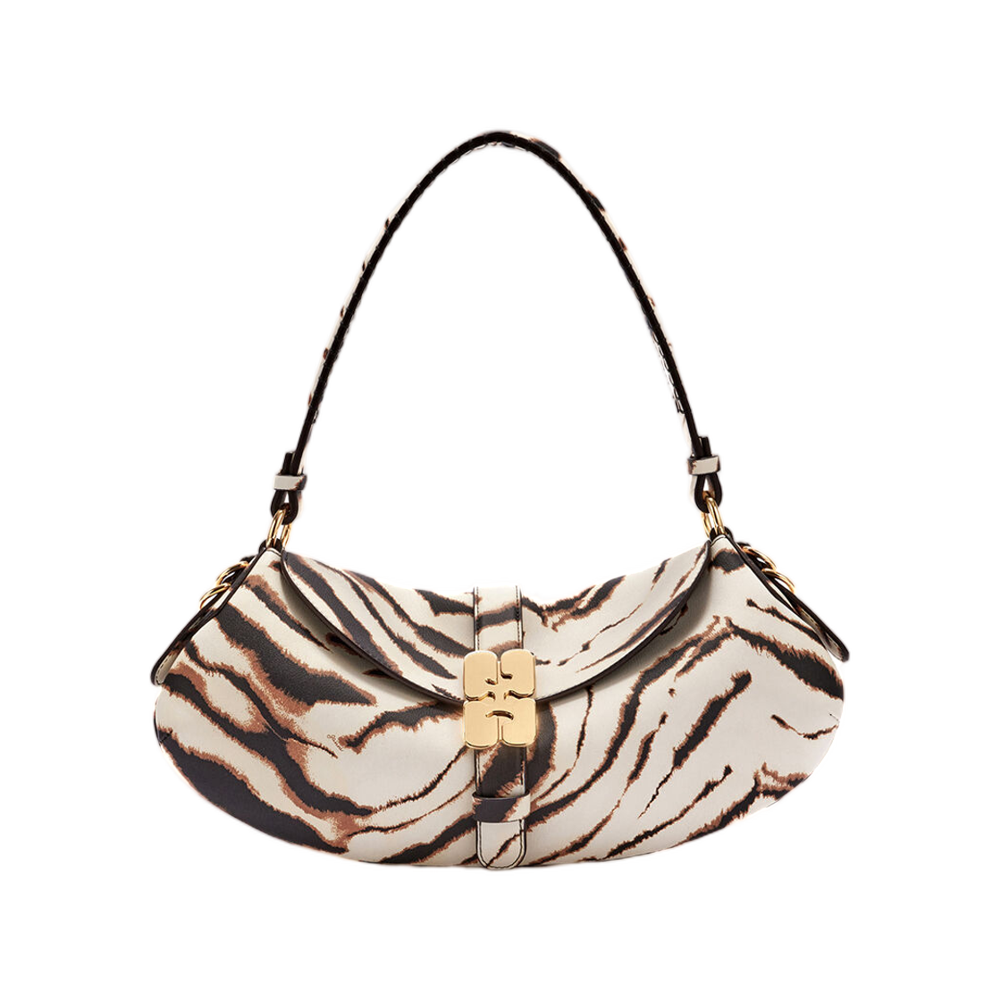 C2050002-135 Ganni B-Kat in Zebra Egret