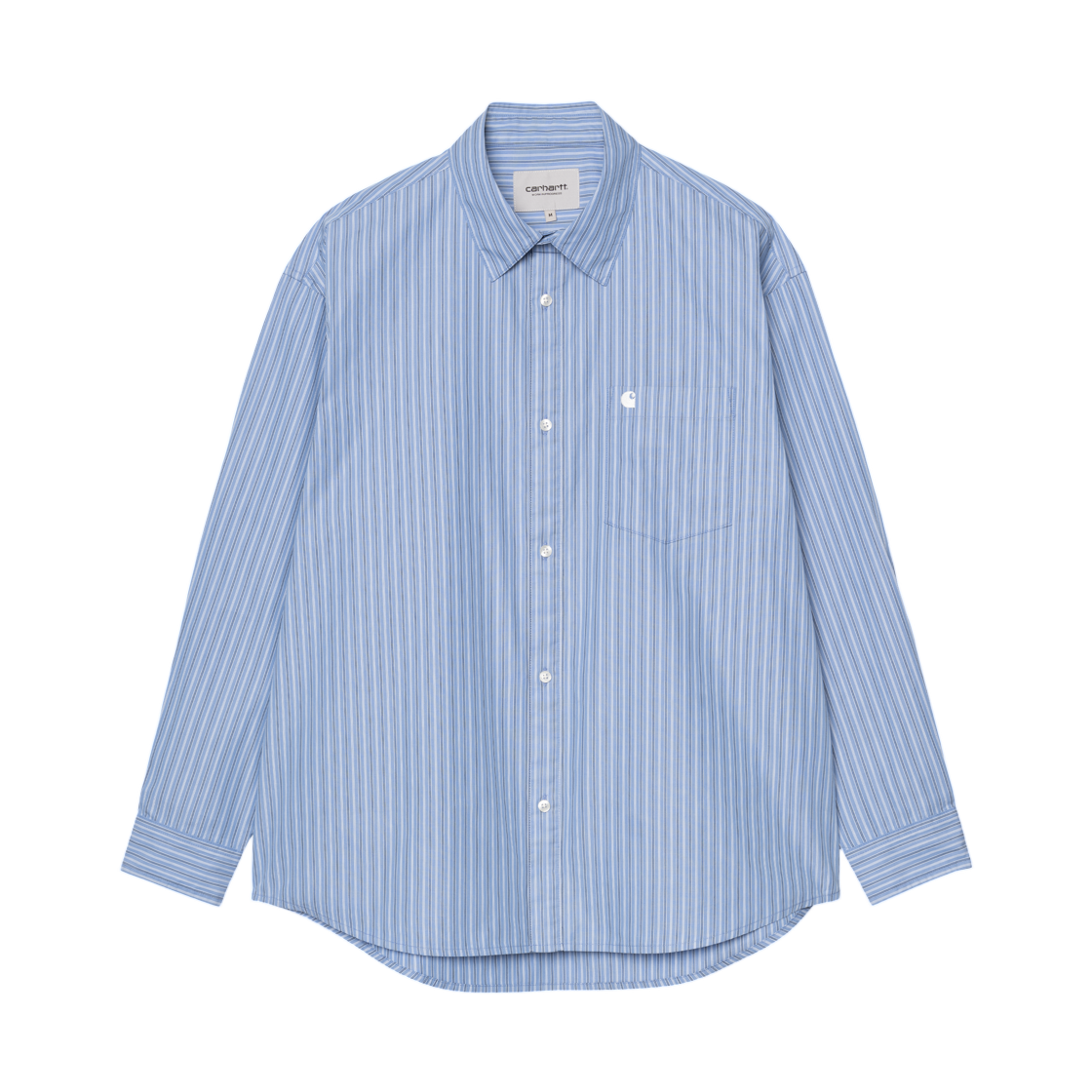 I036805-3T5-XX Carhartt WIP L/S Keene Shirt Keene Stripe Curacao