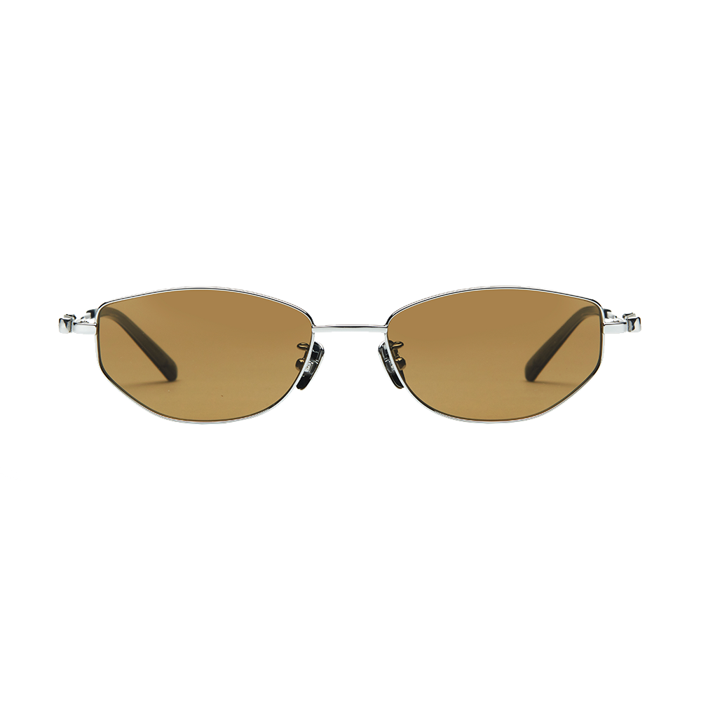 어크루 아바도 실버_브라운렌즈 선글라스(Accrue Abbado Silver_ Brown lens Sunglass)
