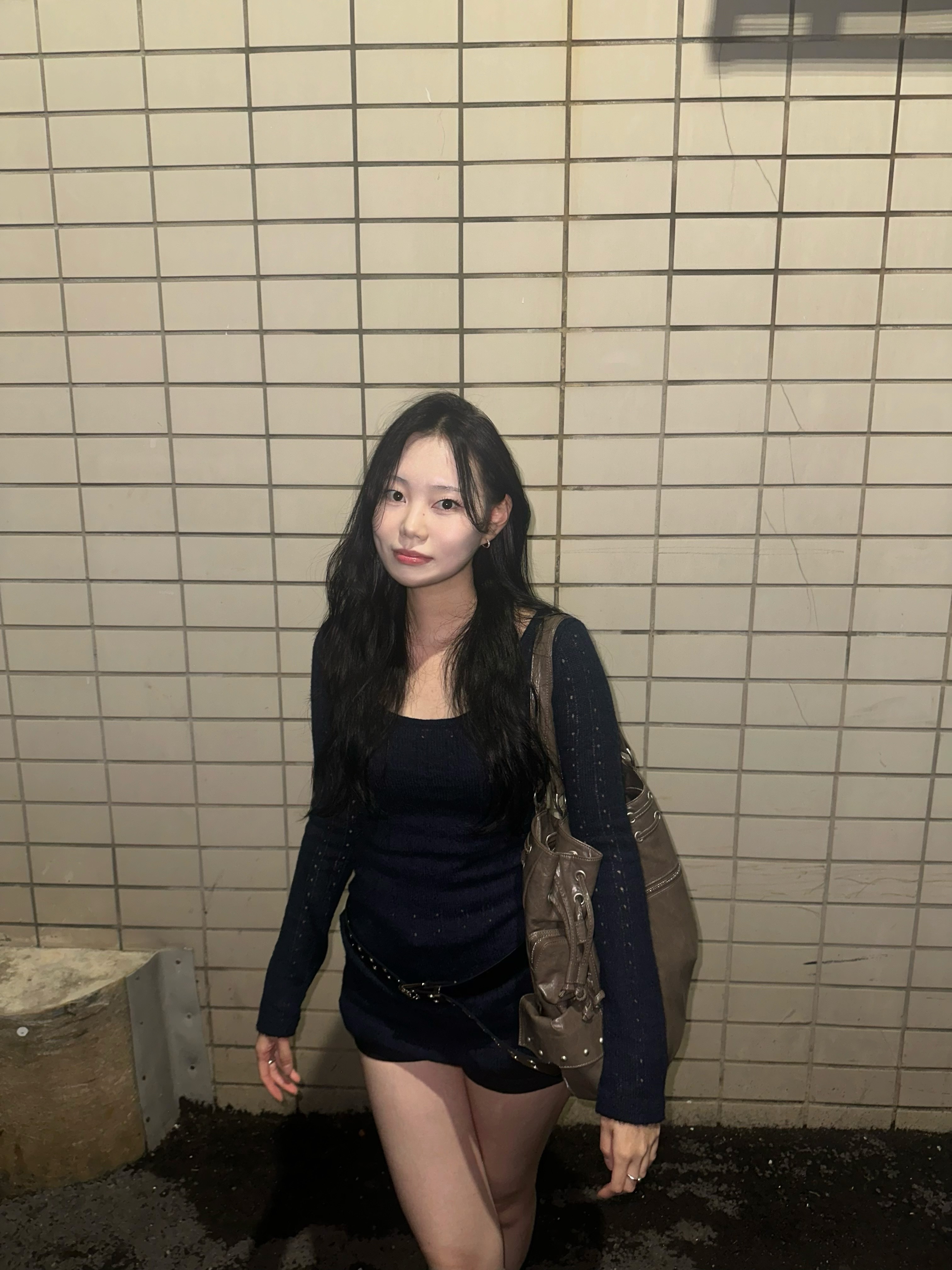 (W) Bohemian Seoul Biker Short Pants Black 착용 스타일