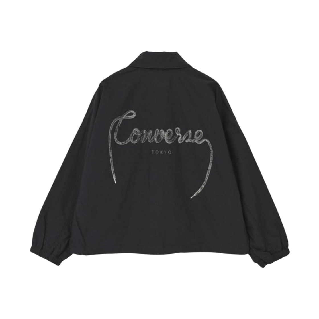 컨버스 도쿄 스핀들 로고 프린트 자켓 블랙(Converse Tokyo Spindle Logo Print Jacket Black) - 2