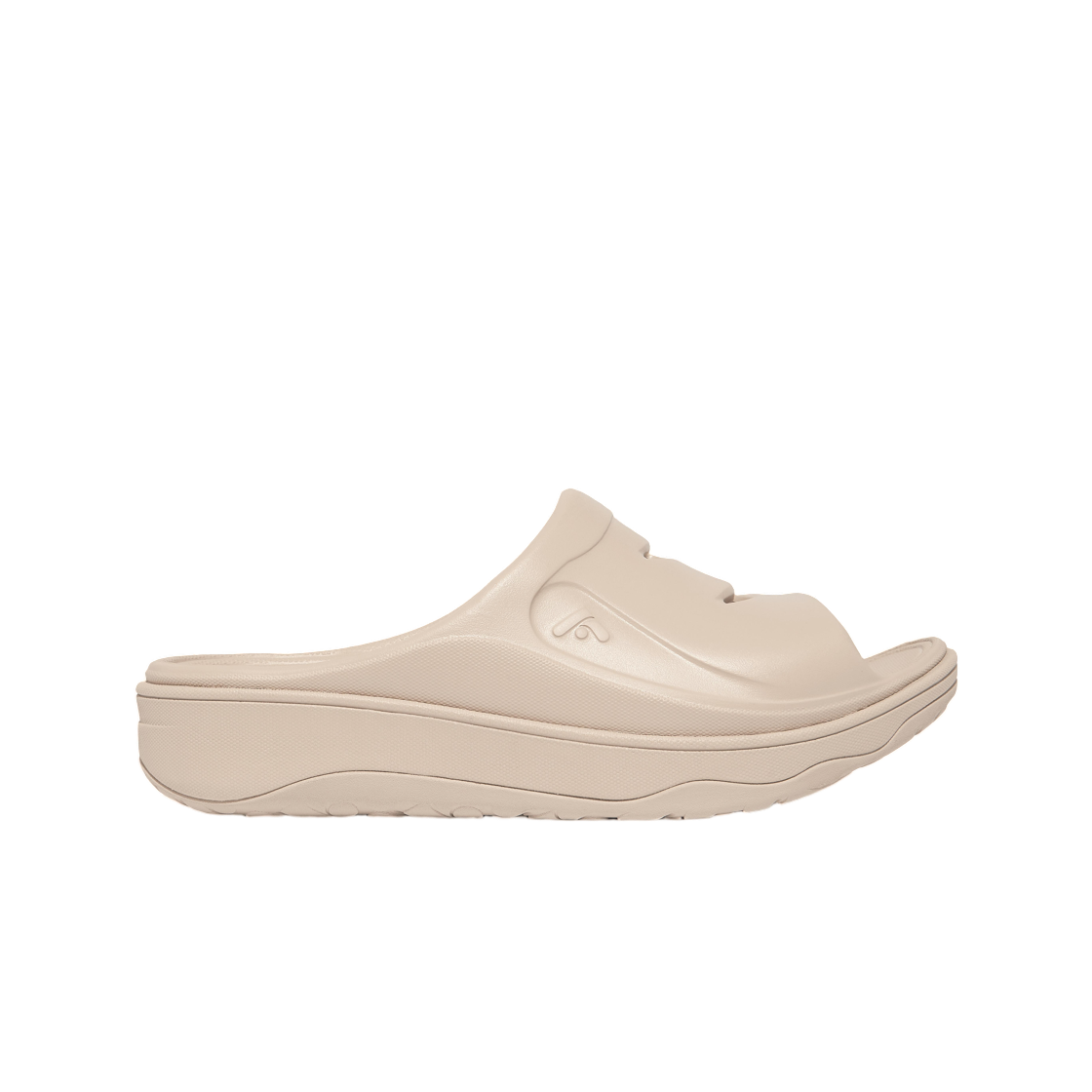 (W) 핏플랍 릴리프 리커버리 슬라이드 스톤 베이지((W) FITFLOP Relieff Recovery Slides Stone Beige) - 1