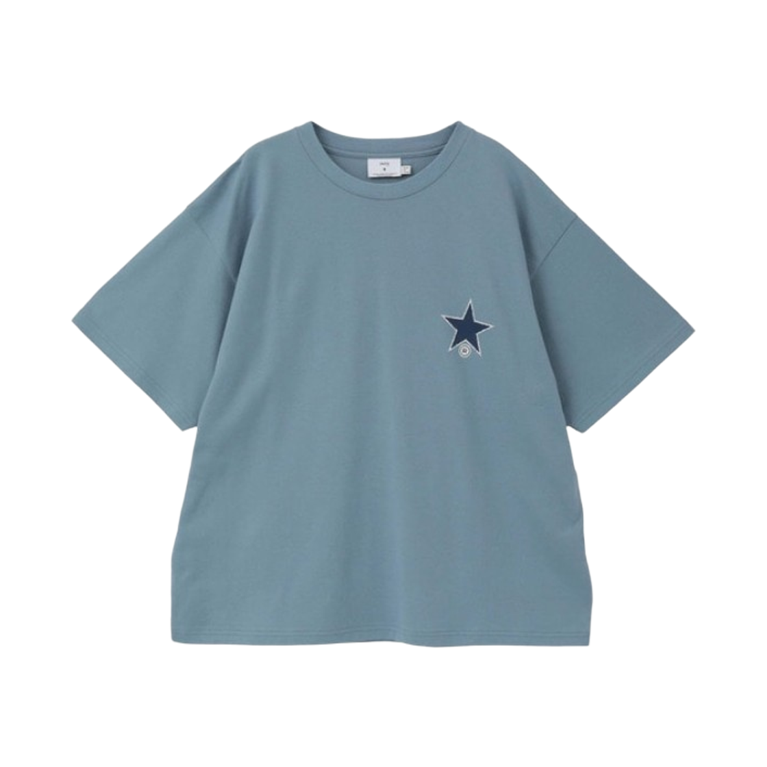 Converse Tokyo 서클 플라워 로고 티셔츠 색소폰 블루(Converse Tokyo Circle Flower Logo T-Shirt Saxophone Blue) - 2