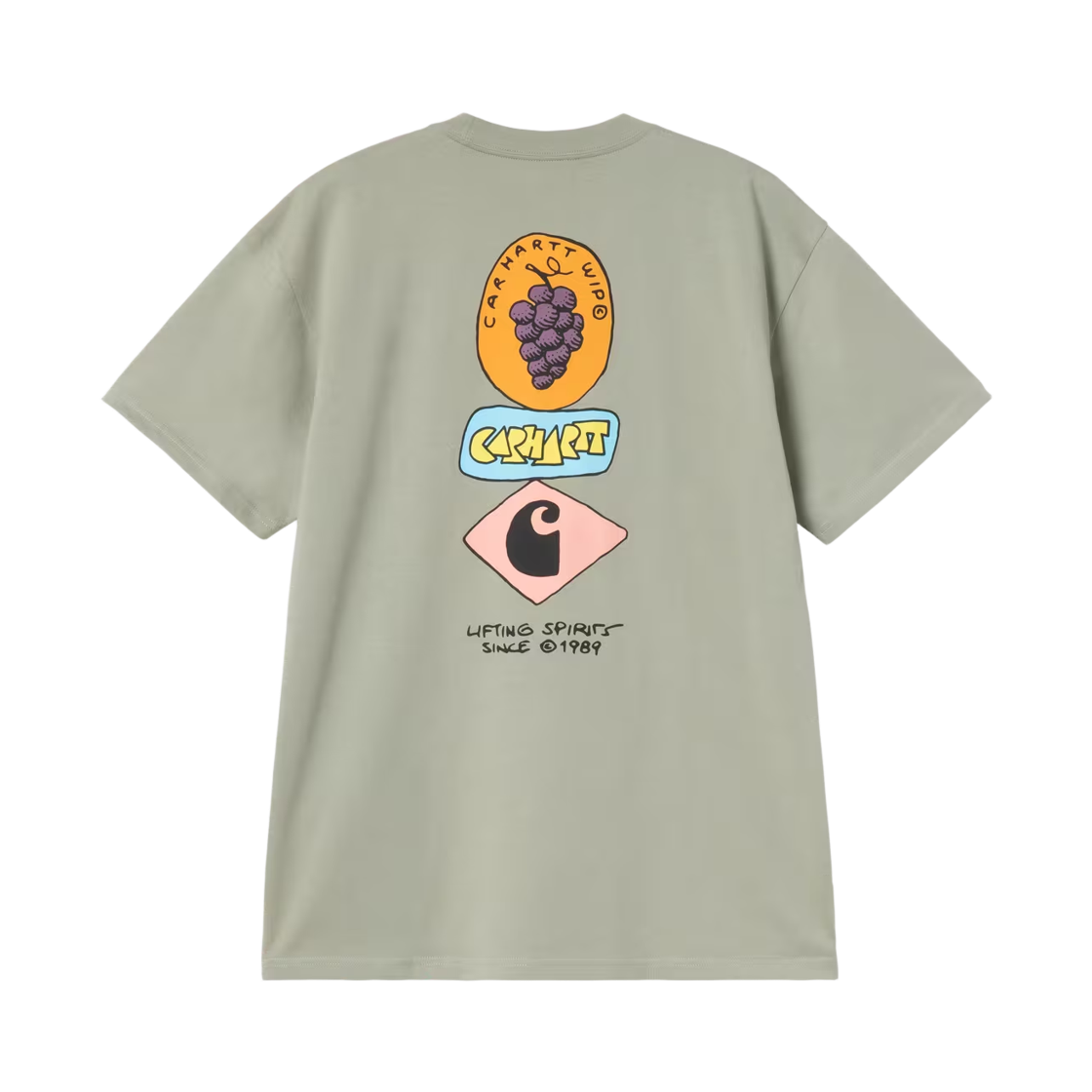 칼하트 WIP 숏슬리브 스택드 그레이프 티셔츠 쉐이디 그린(Carhartt WIP S/S Stacked Grapes T-Shirt Shady Green) - 2