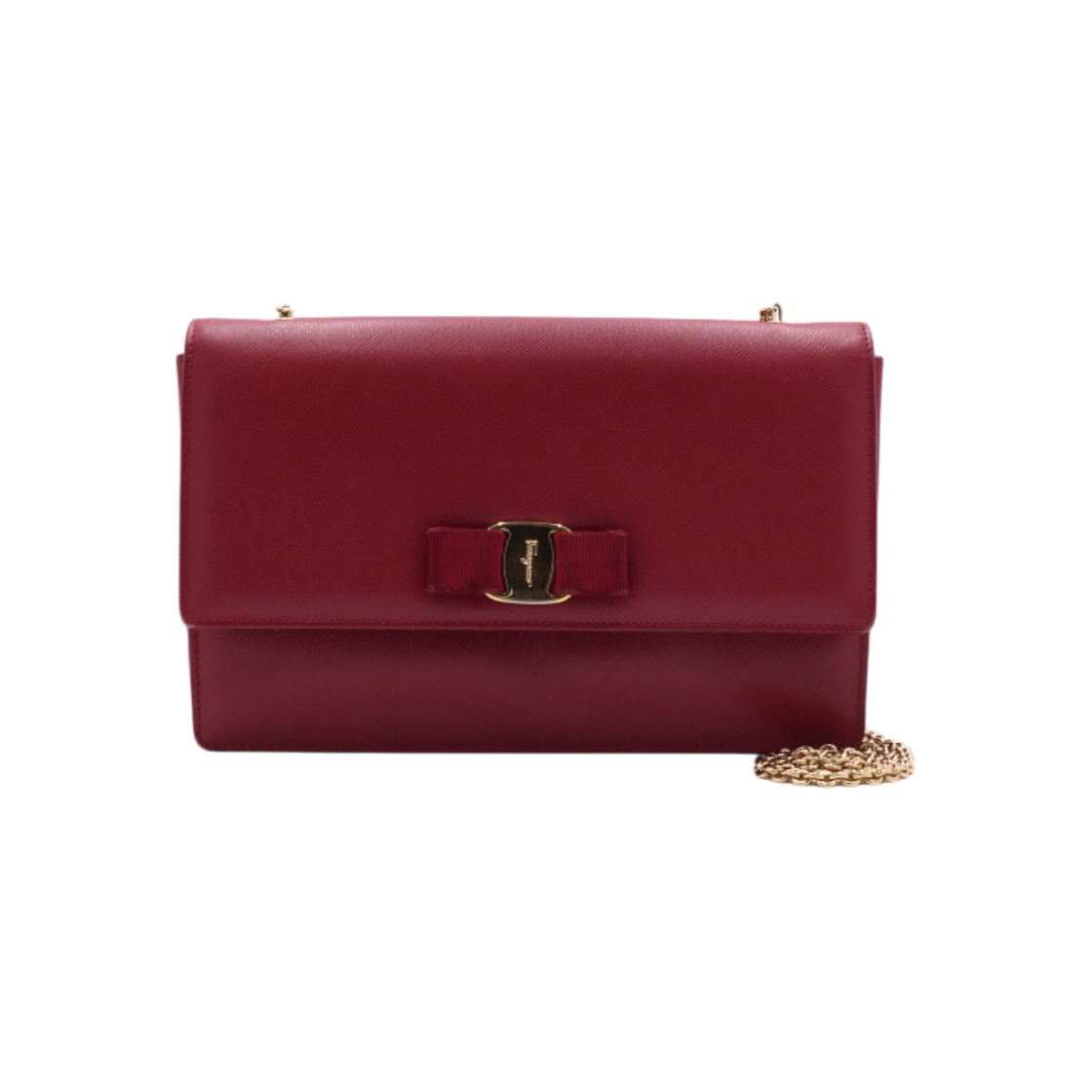 IT8SDMMW4SNU Ferragamo 21 D855 Ginny Gold Chain Crossbody Bag