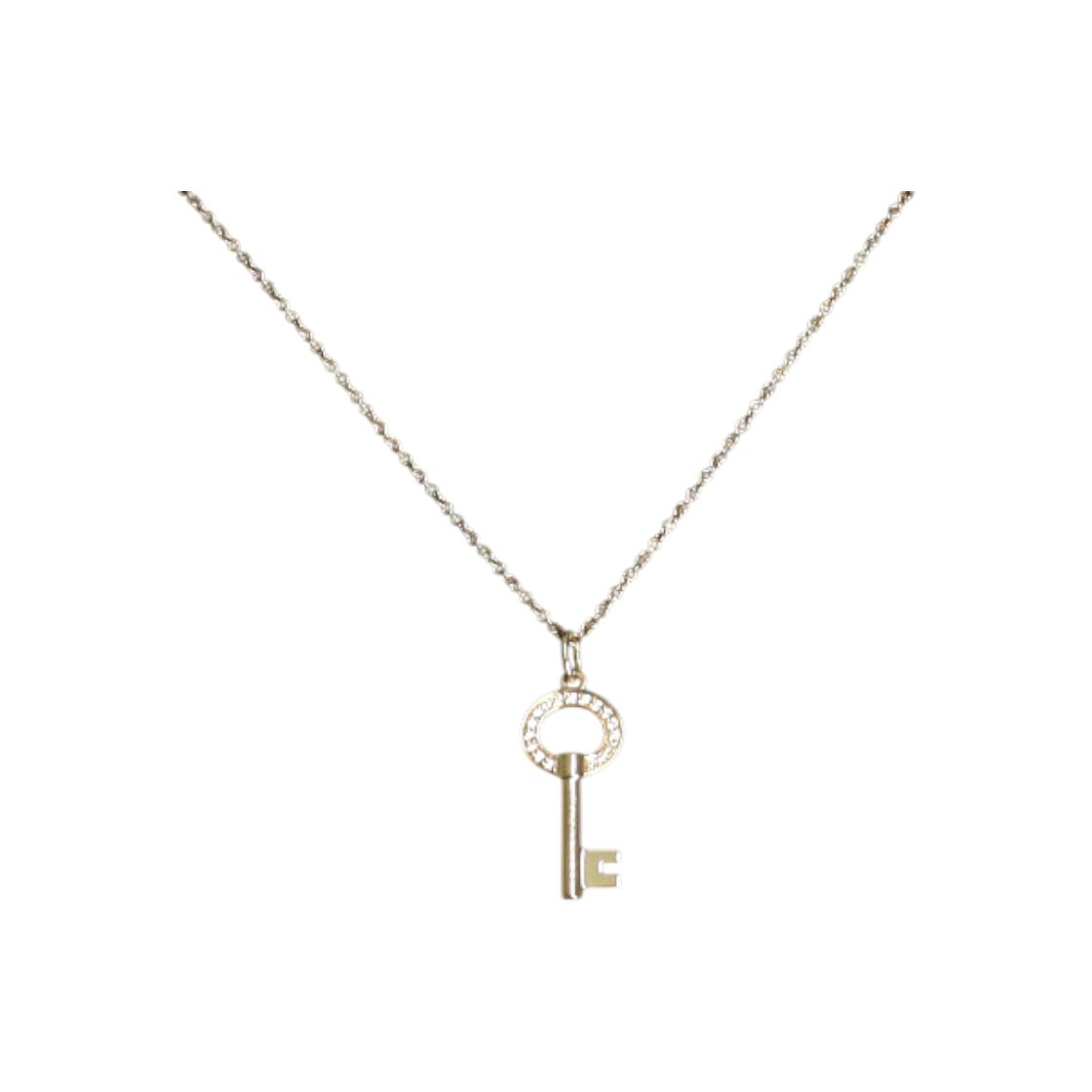 ITU584WF3AKP Tiffany & Co. 18K Rose Gold Modern Key Pendant Necklace