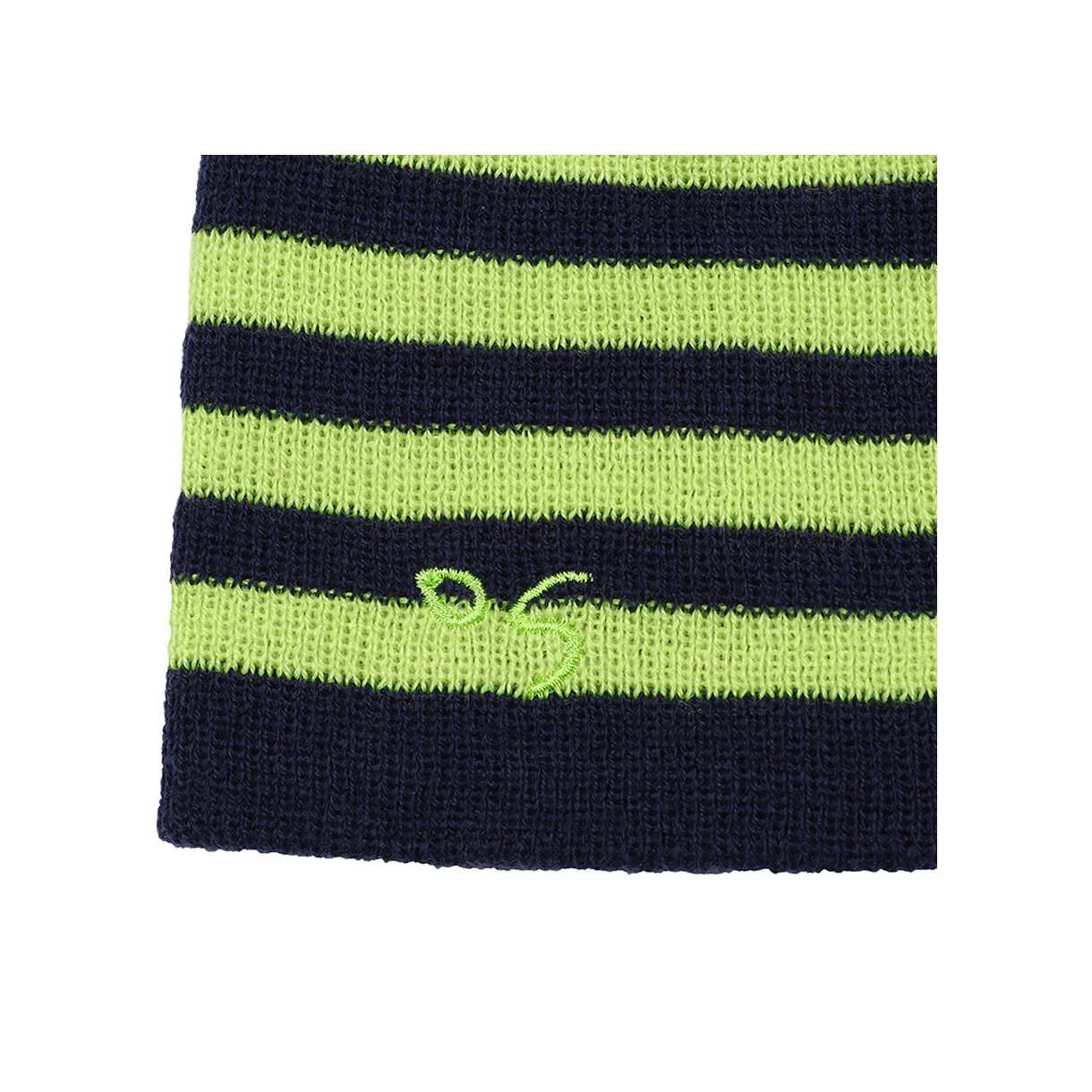 아웃도어서비스 스트라이프 비니 - 라임/네이비(OS Striped Beanie - Lime/Navy) - 3